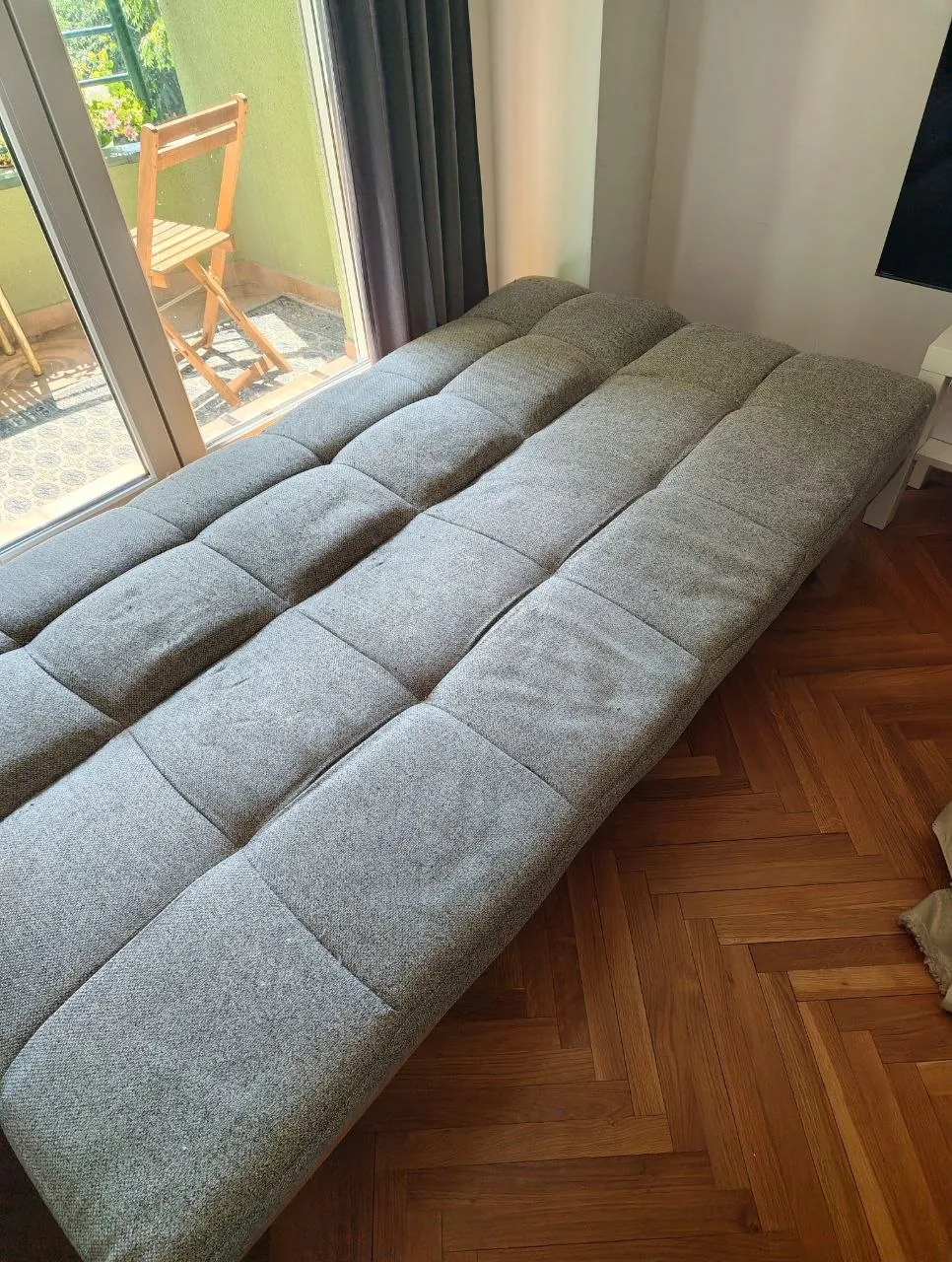 Диван IKEA серый раскладной Грбавица Нови-Сад 1