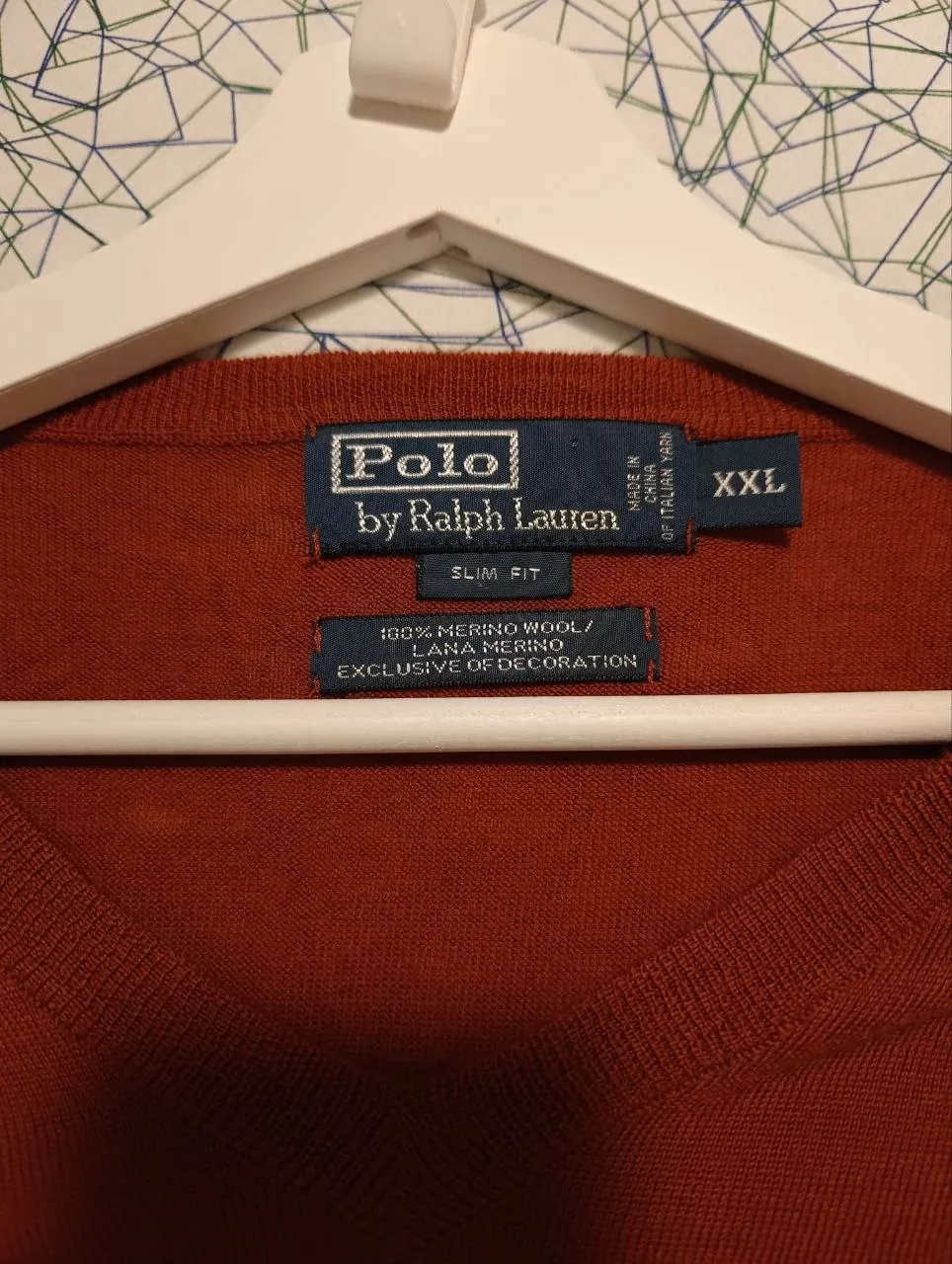 Свитер Polo Ralph Lauren шерсть мериноса XXL 3