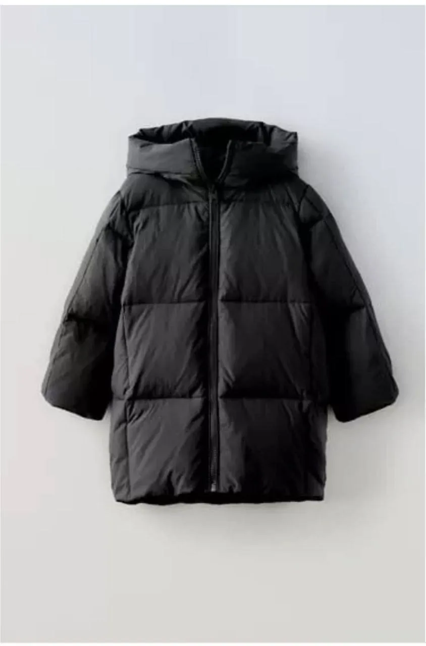 Пуховик ZARA детский рост 130 новый 2