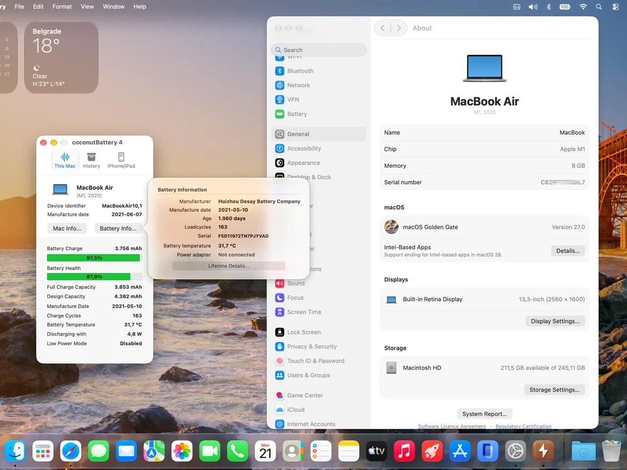 Apple MacBook Air M1 и iPhone 16 Pro 2