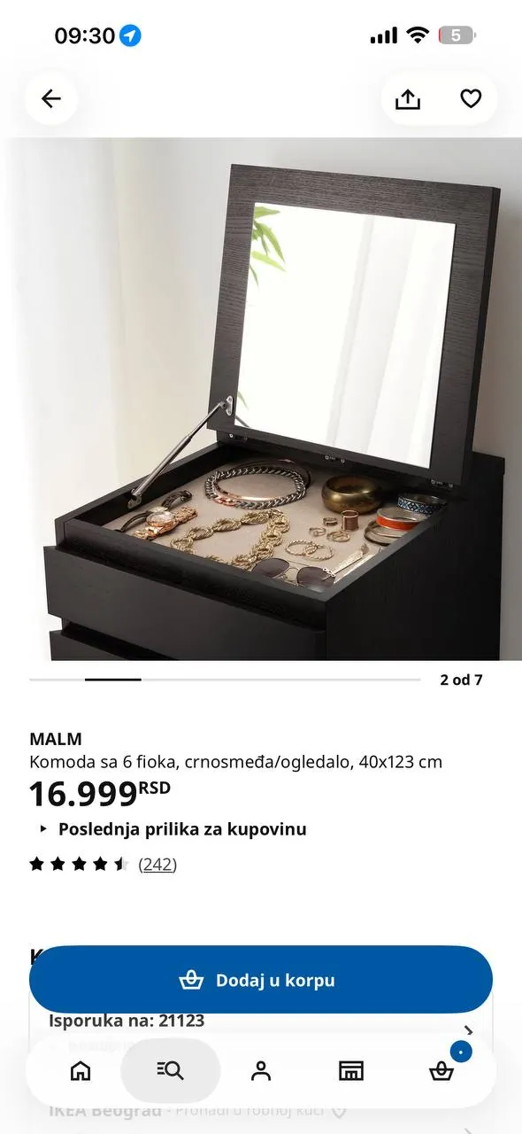 Комод IKEA MALM 40×123 см идеальное состояние 2
