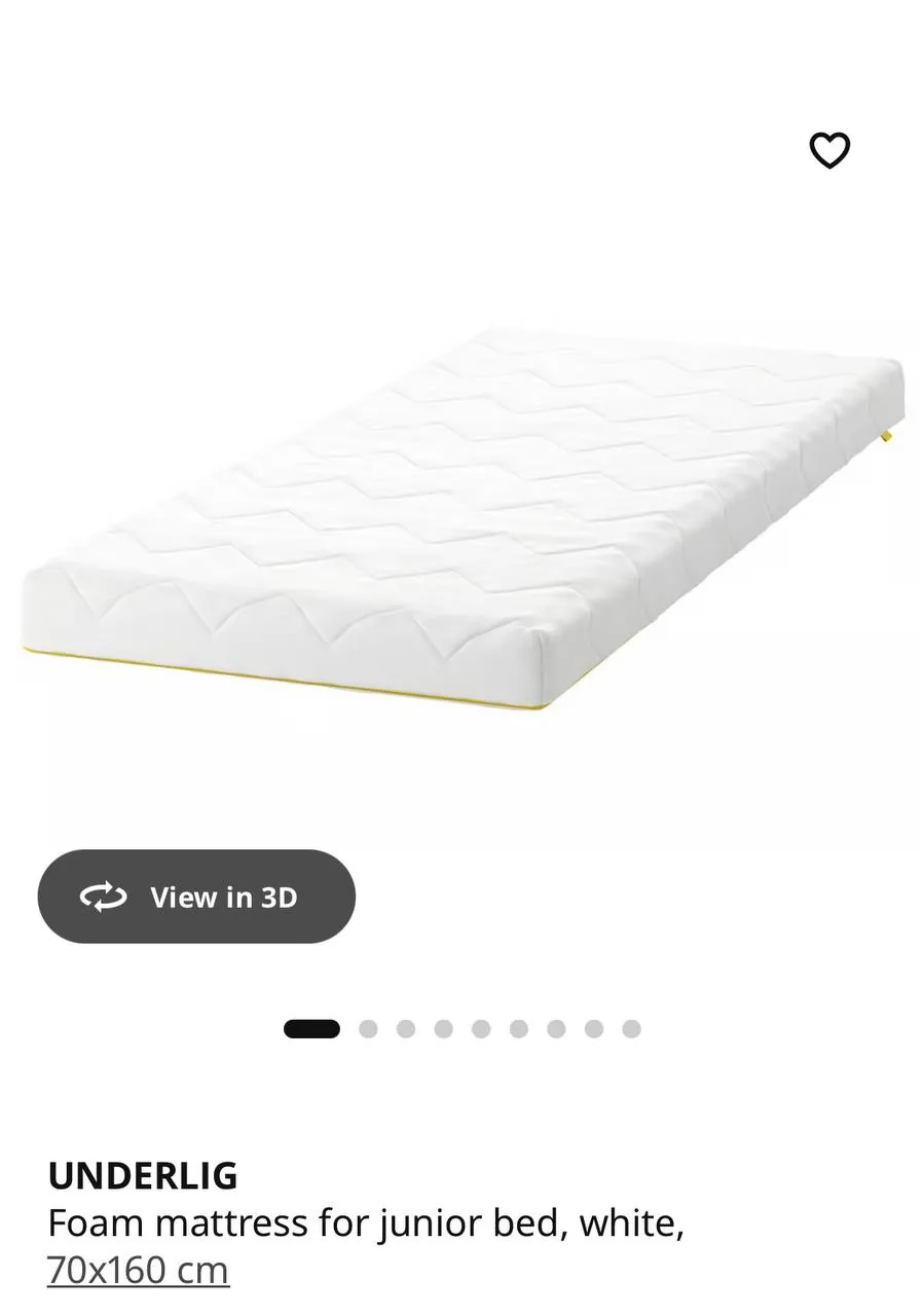 Детская кровать IKEA KRITTER с матрасом 2