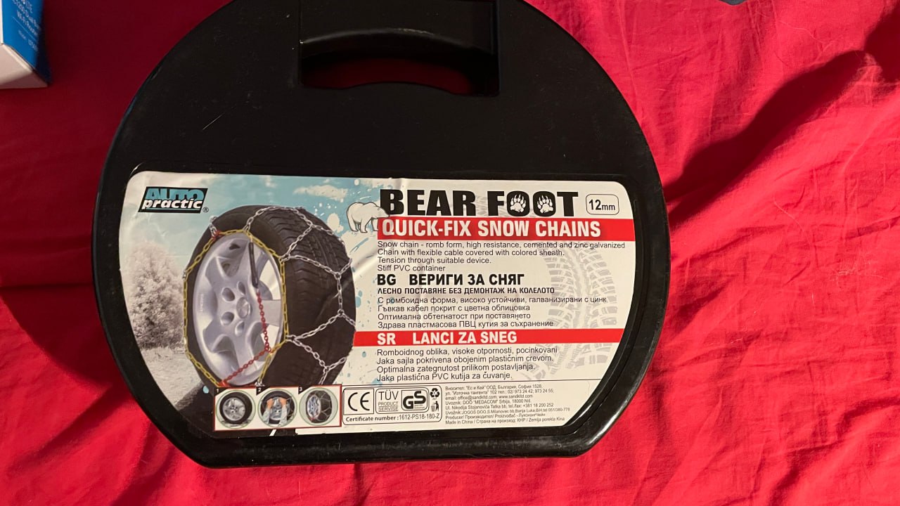 Цепи противоскольжения Bear Foot Quick Fix 1
