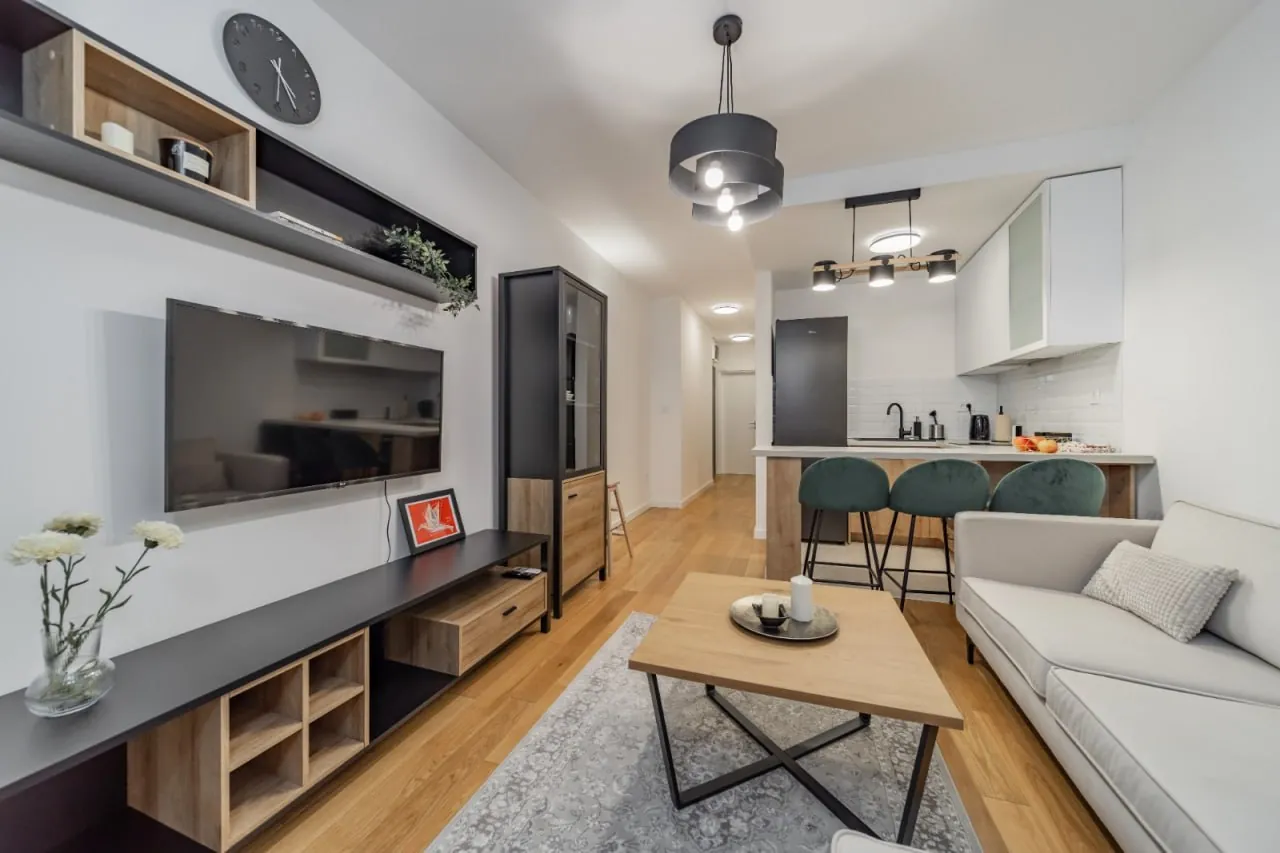 Двухкомнатная квартира 40 м² с террасой Вуков Споменик Звездара 1