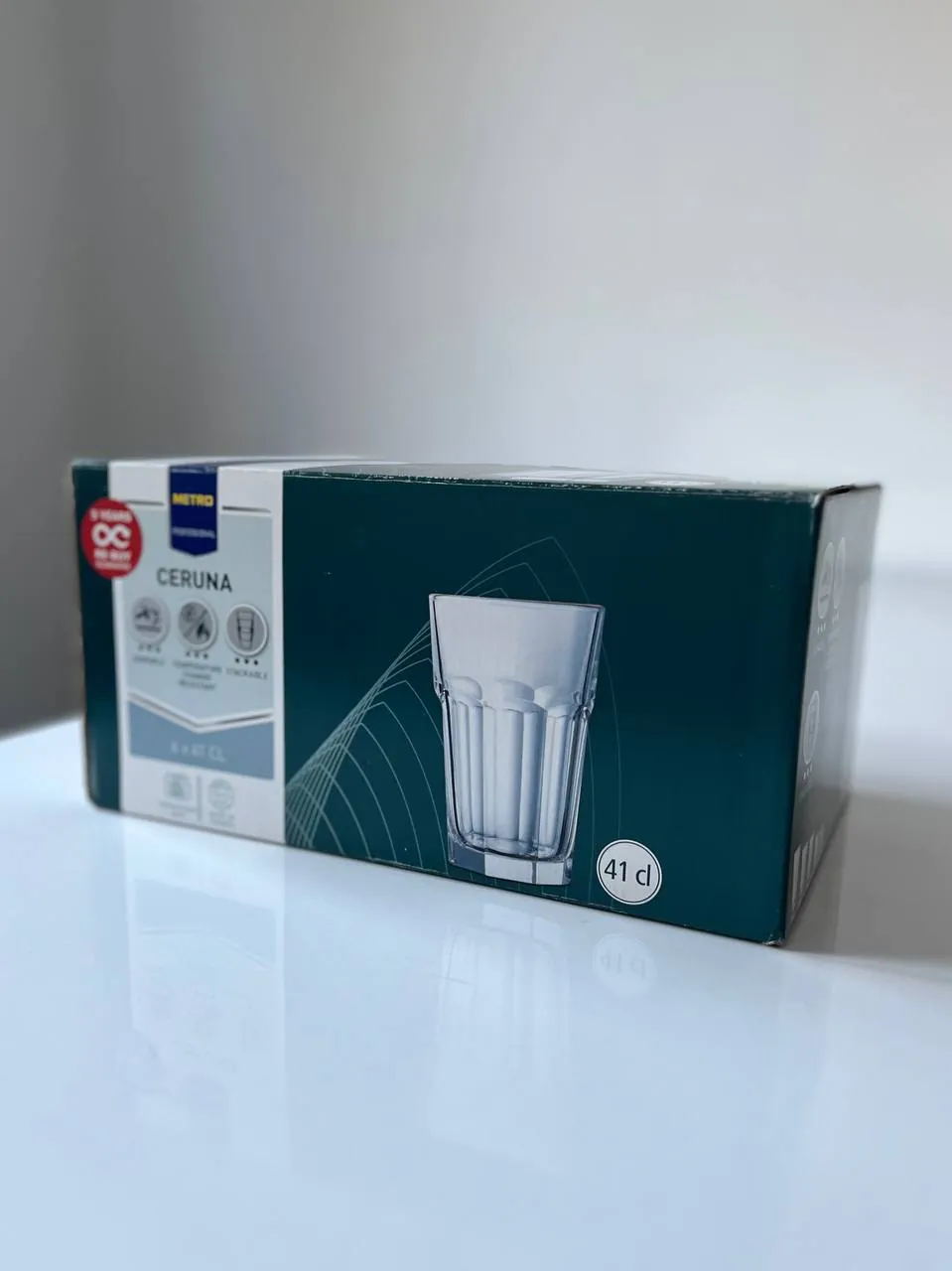 Стаканы METRO CERUNA стеклянные 6 шт 1