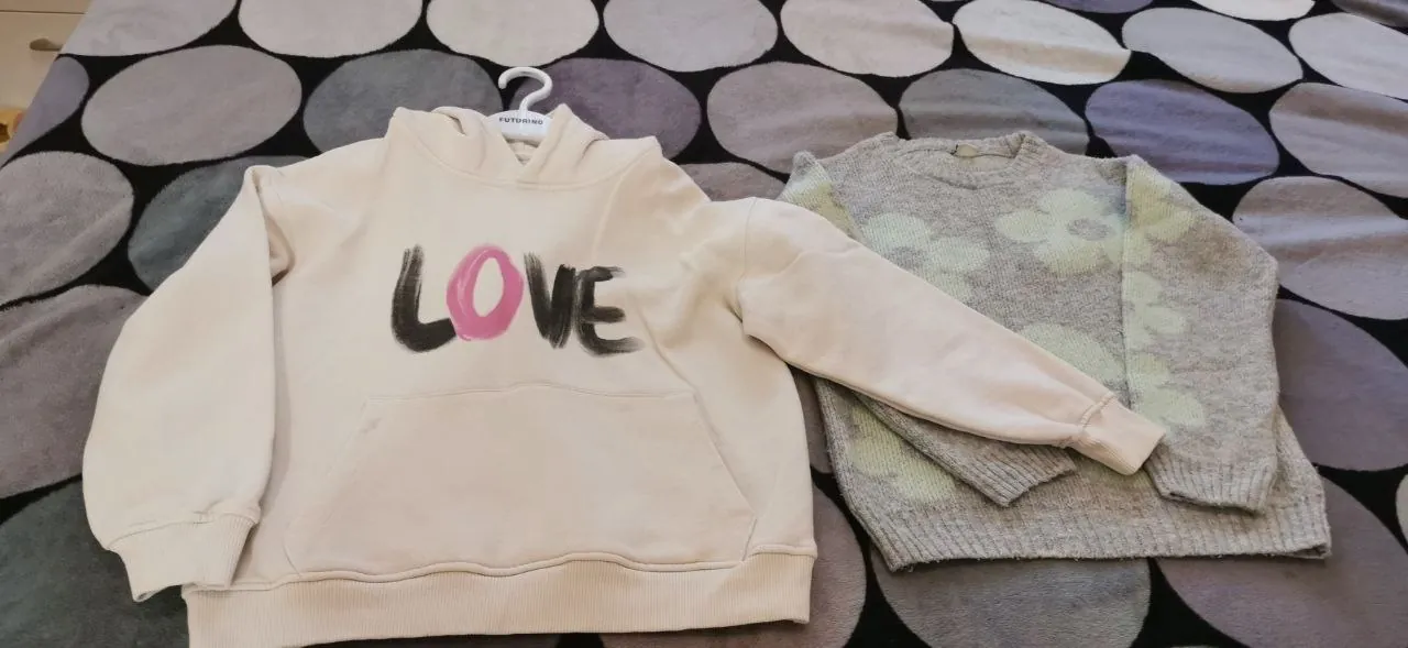 Детская одежда для девочки кофта Zara, свитер, сарафан рост 128–140 Нови-Сад 2