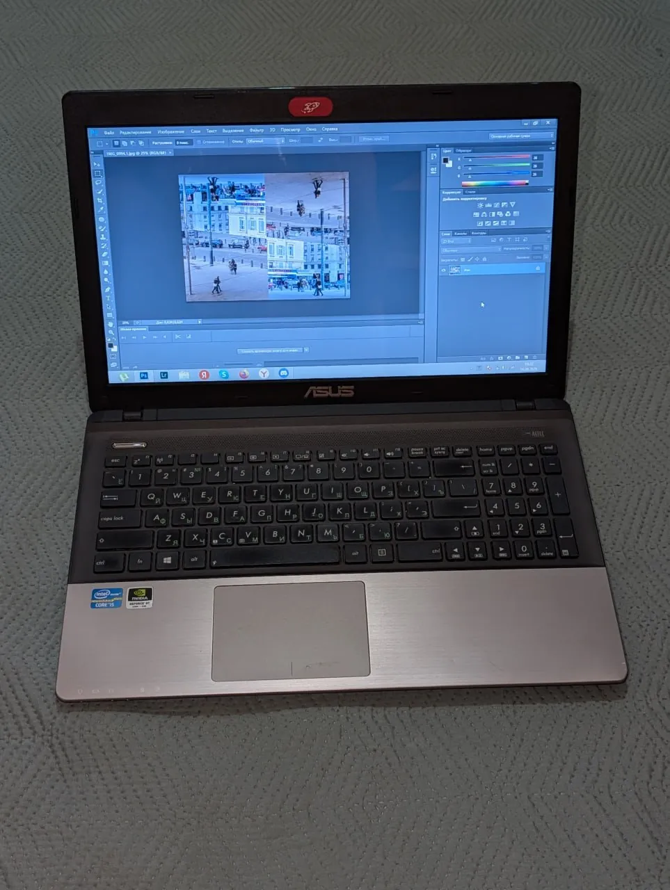 Ноутбук ASUS K55VJ i5 8 ГБ GeForce GT 635M 2