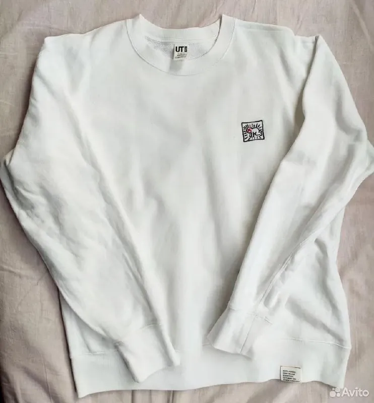 Свитшот Uniqlo Кит Харинг и рубашка Uniqlo размер L 2