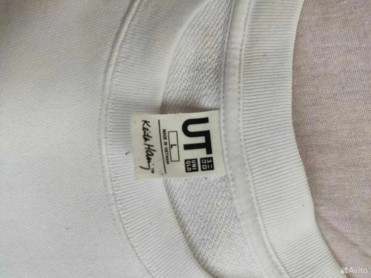 Свитшот Uniqlo Кит Харинг и рубашка Uniqlo размер L 3