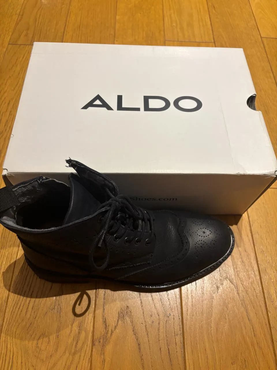 Мужские кожаные ботинки ALDO размер 42 1