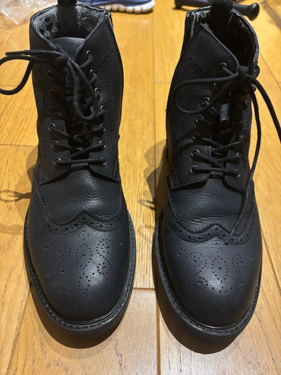 Мужские кожаные ботинки ALDO размер 42 4