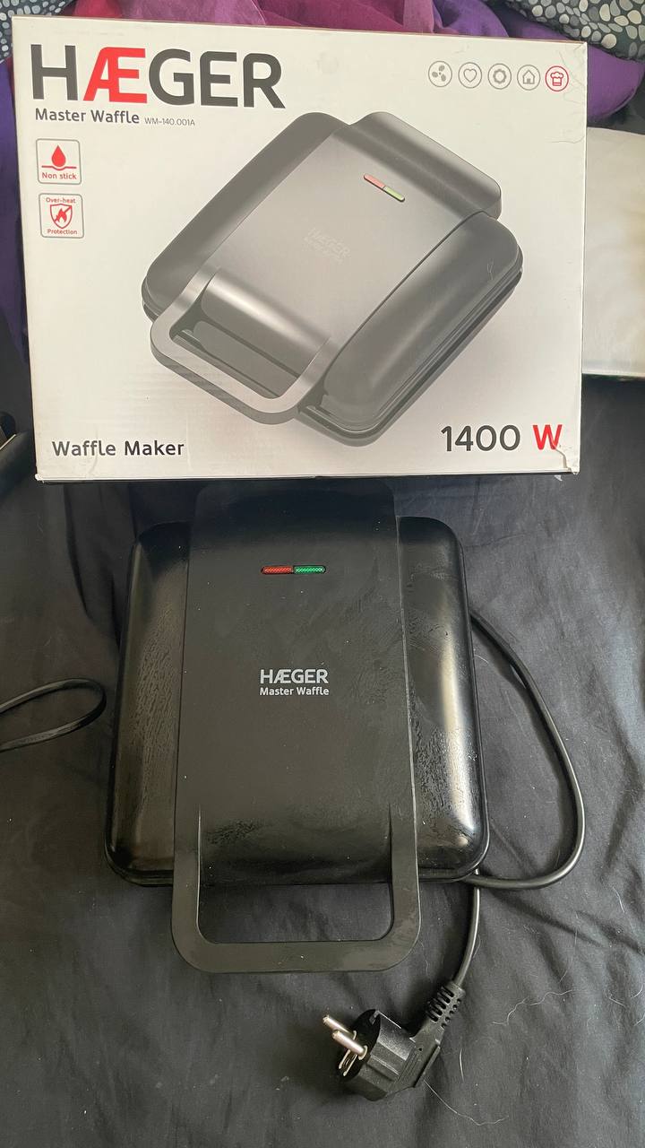 Вафельница HAEGER Master Waffle 1