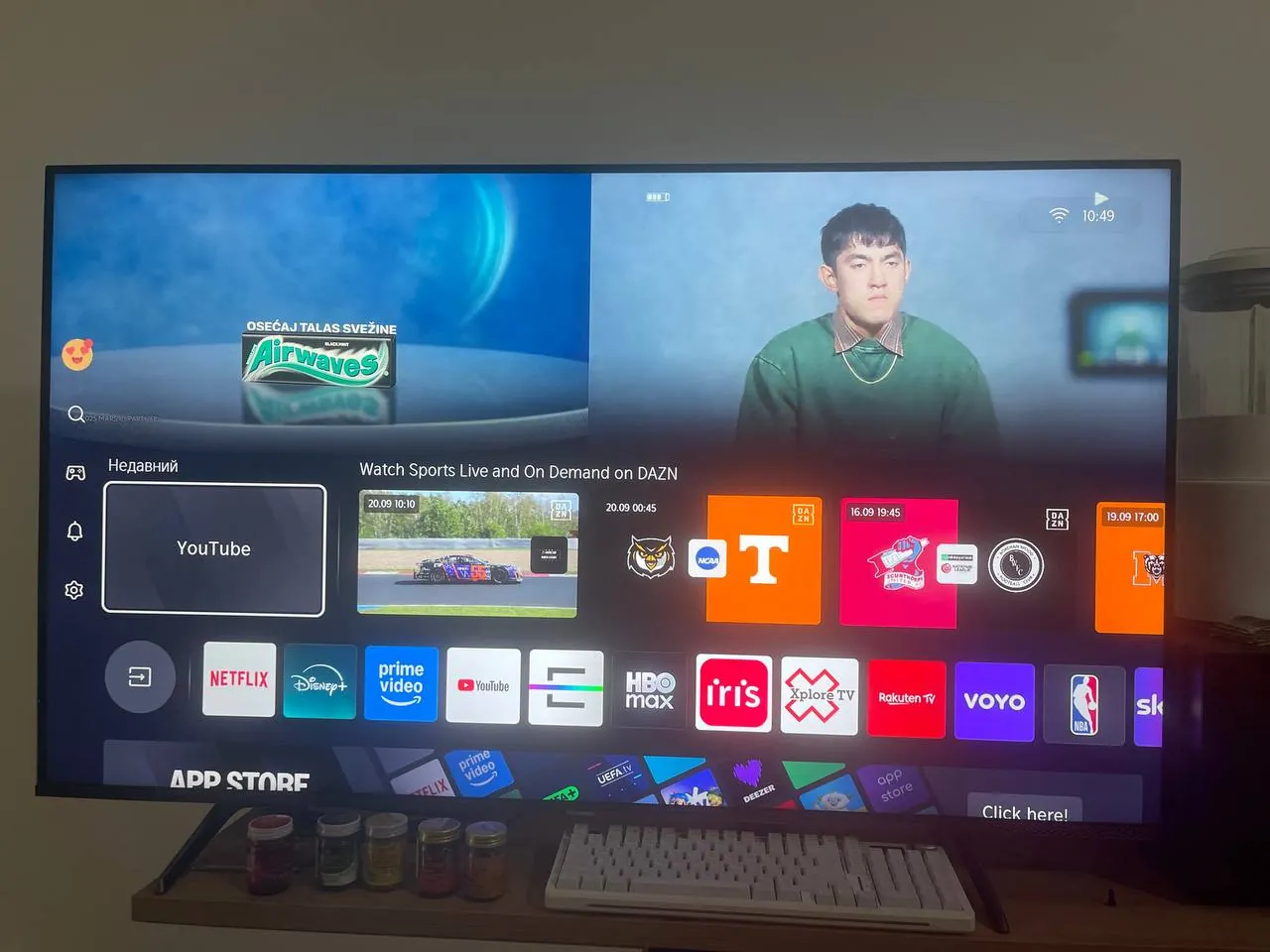 Телевизор Hisense 55E7KQ PRO 55 дюймов QLED 4K 3