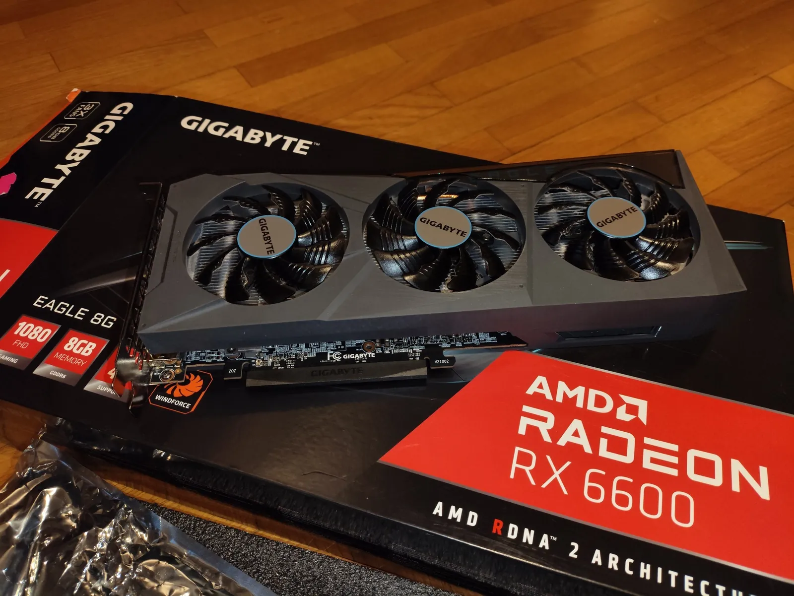 Видеокарта Gigabyte Radeon RX 6600 8 ГБ 2