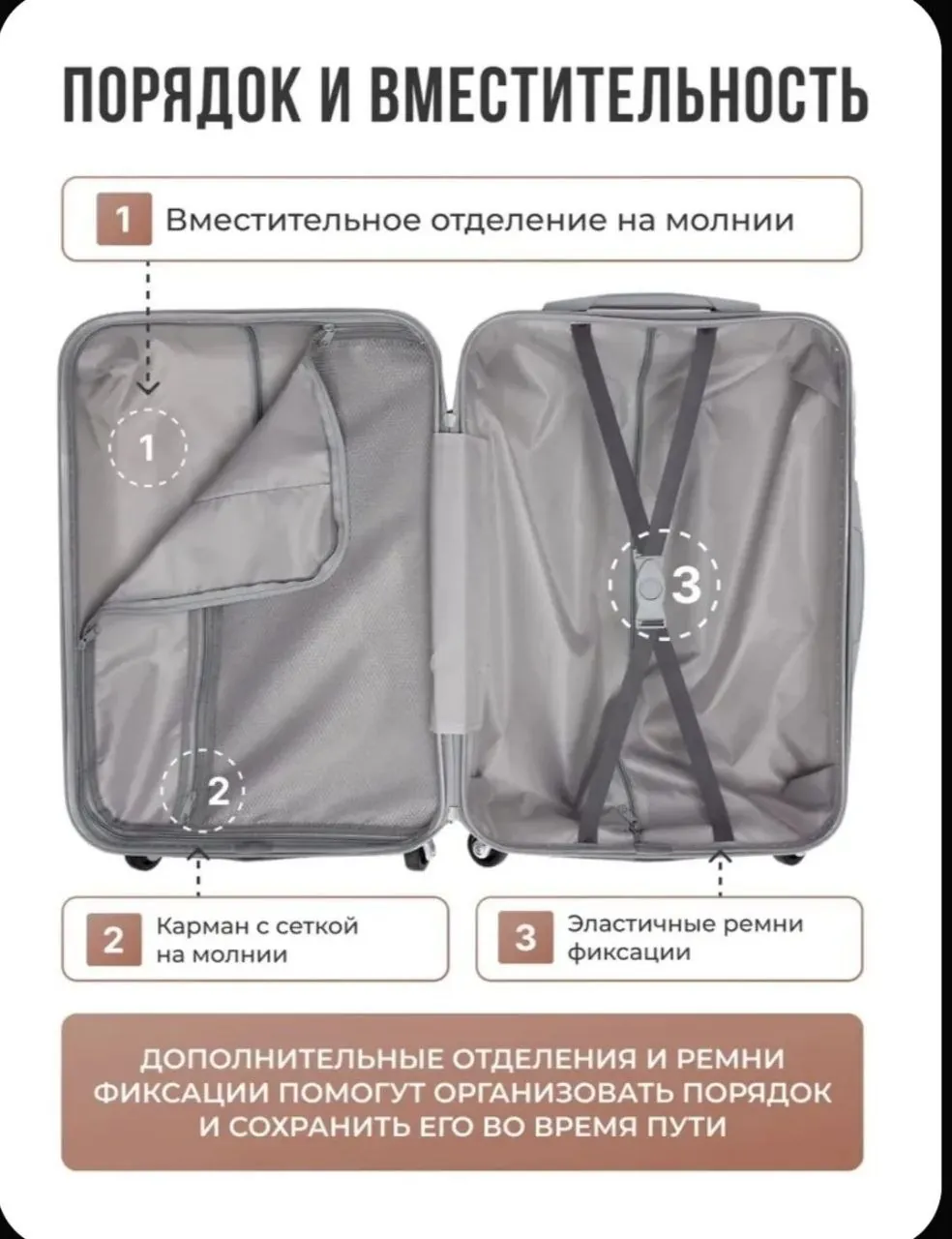 Чемодан L+ 120 литров 3