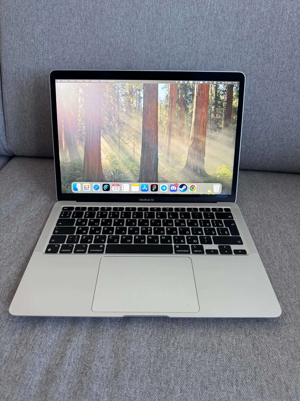 MacBook Air 13 M1 8GB 256GB аккумулятор 81% 1