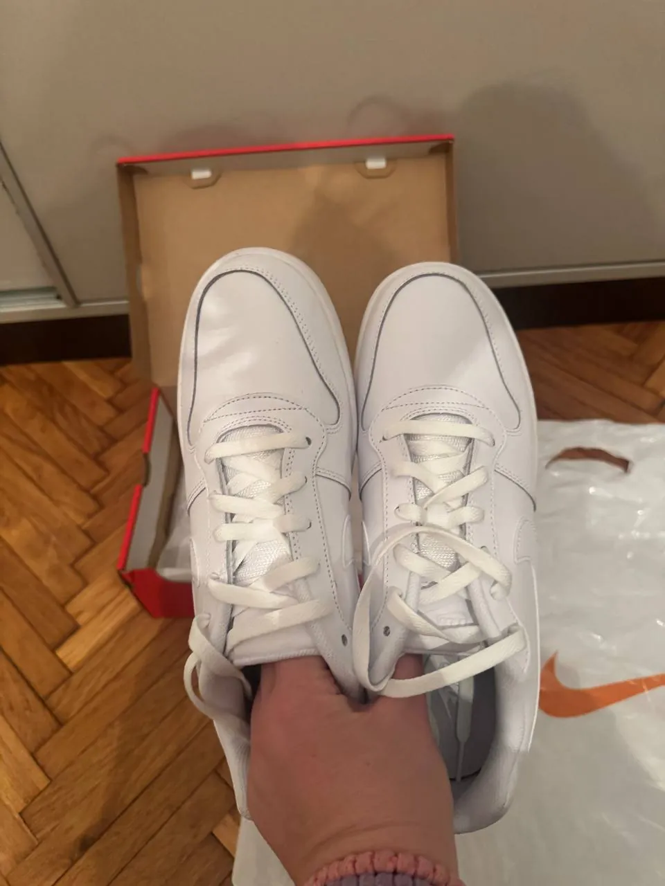 Кроссовки Nike Ebernon Low White размер 44 2