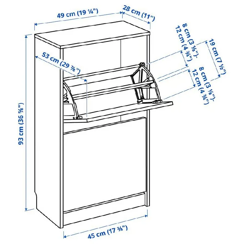 Обувница IKEA Bissa Новый Белград 4
