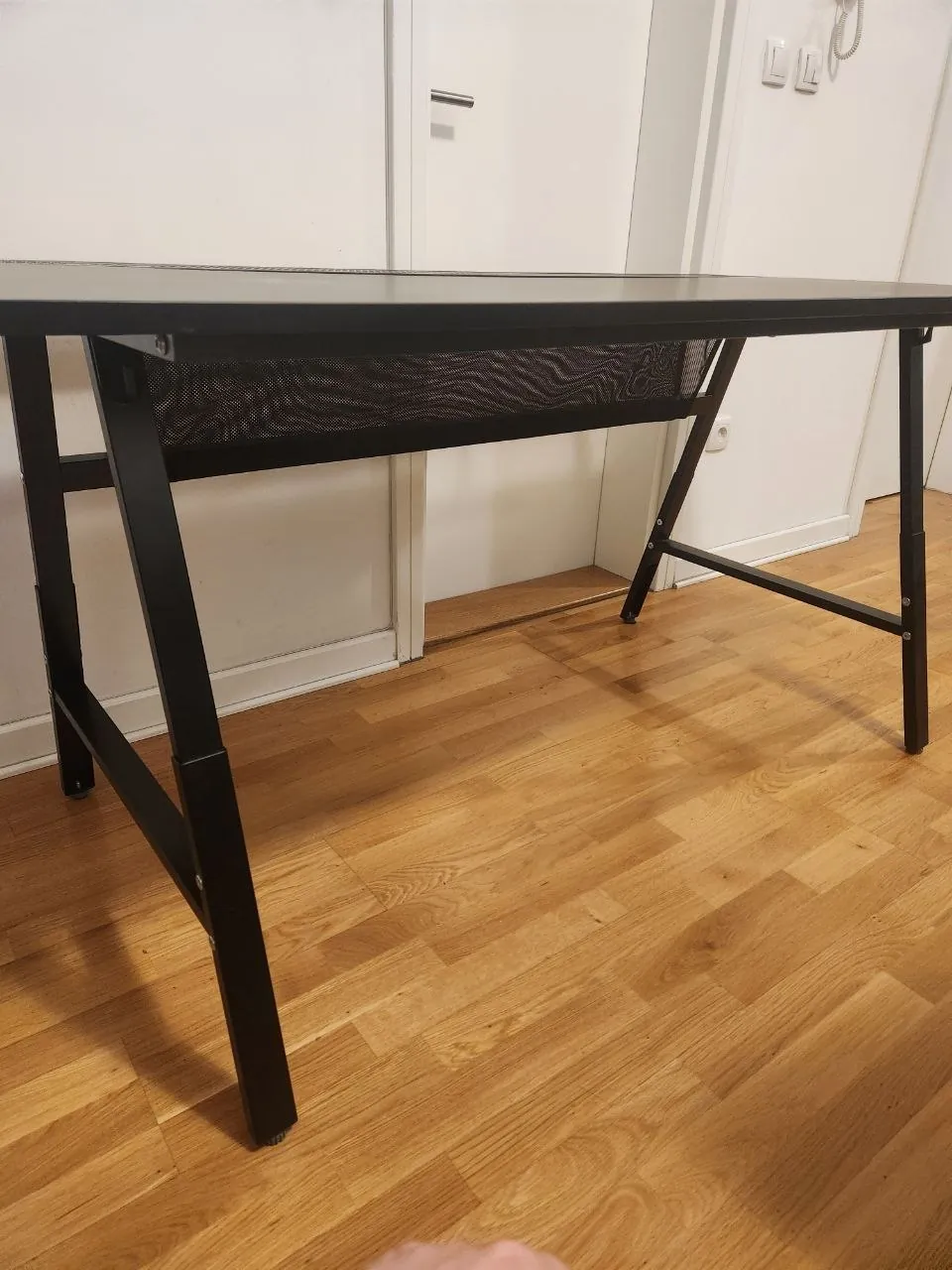 Стол IKEA Utespelare 160×80 чёрный Карабурма 1