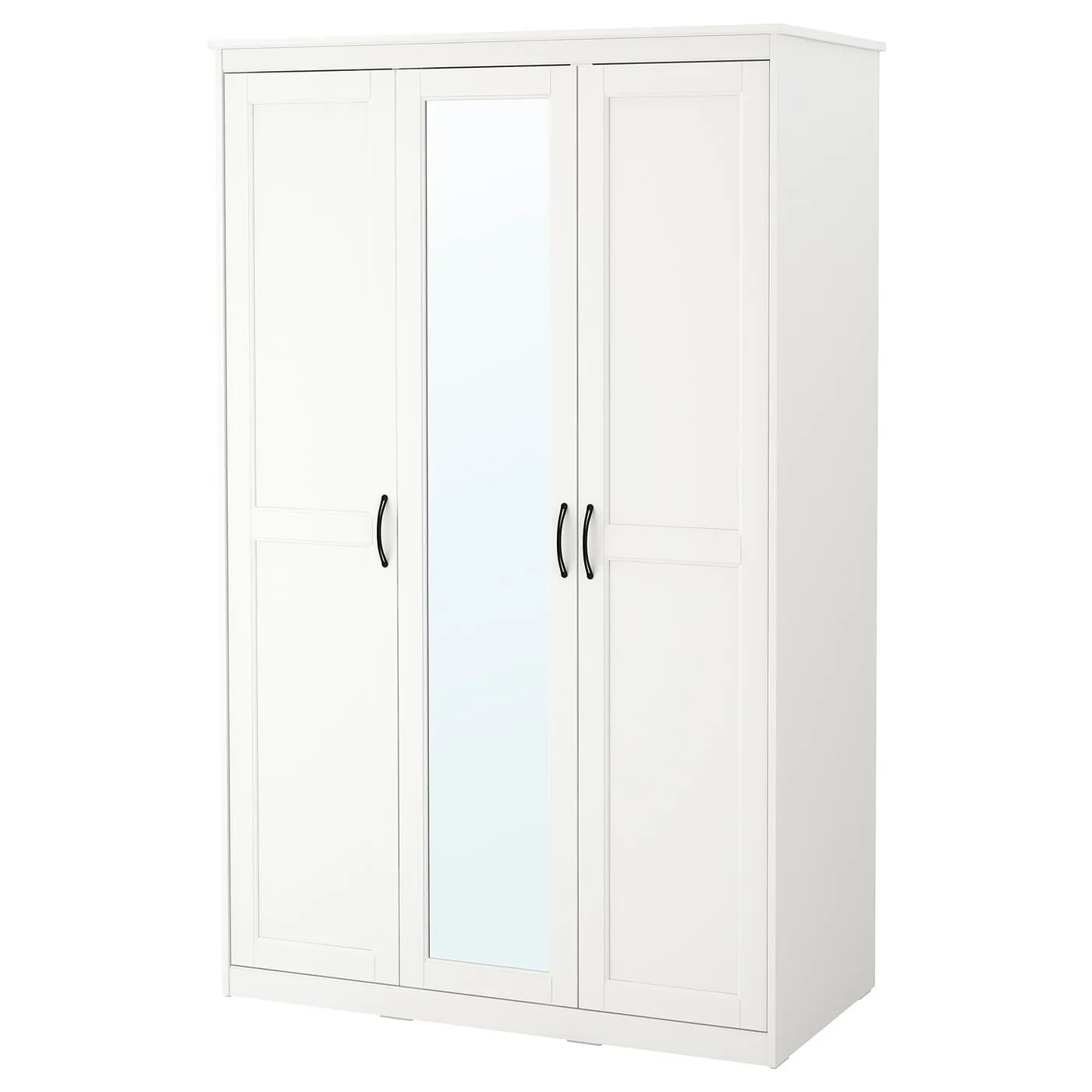 Шкаф IKEA SONGESAND белый трёхдверный 1