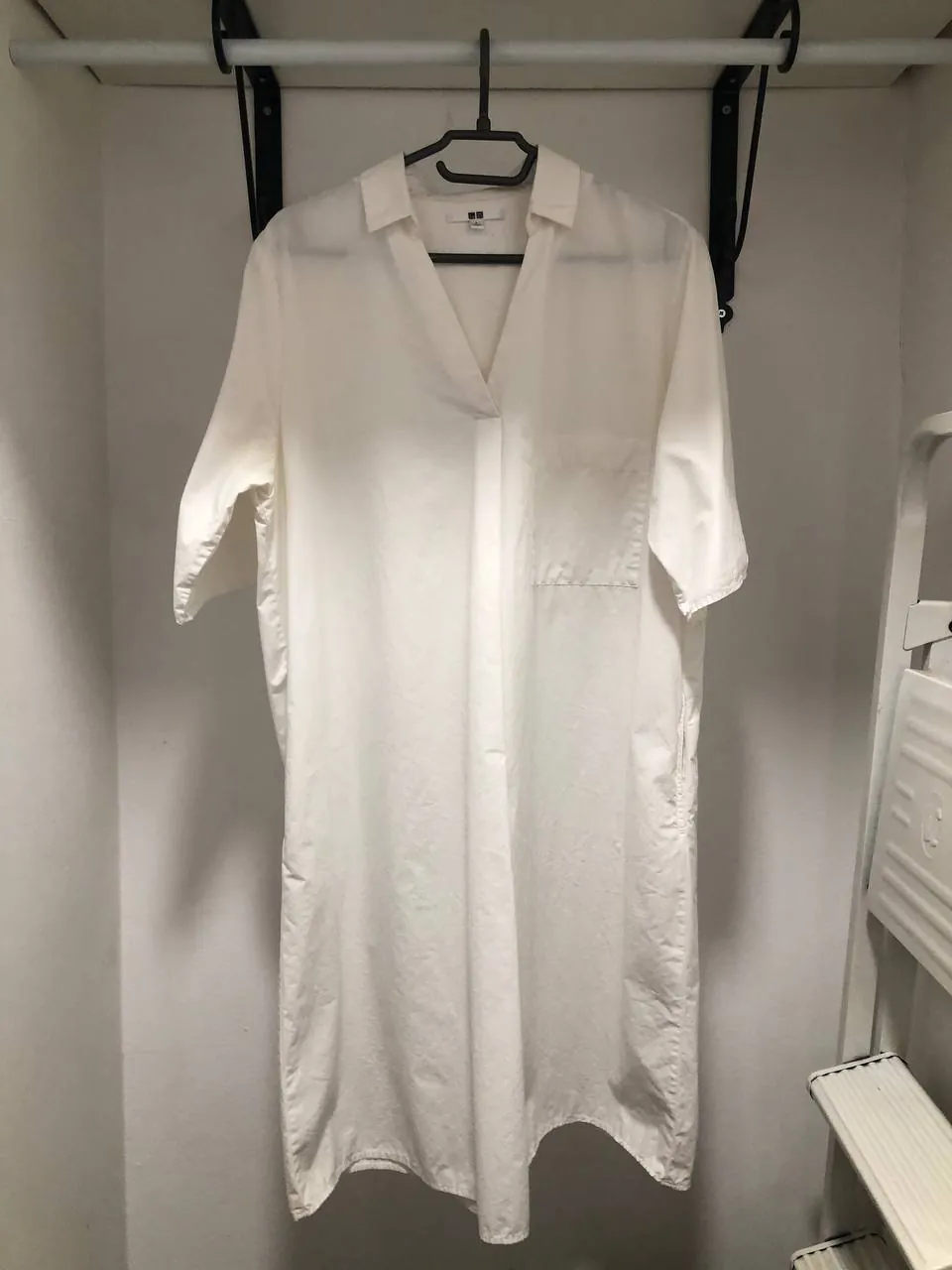 Белое платье Uniqlo А-силуэта размер XL 1