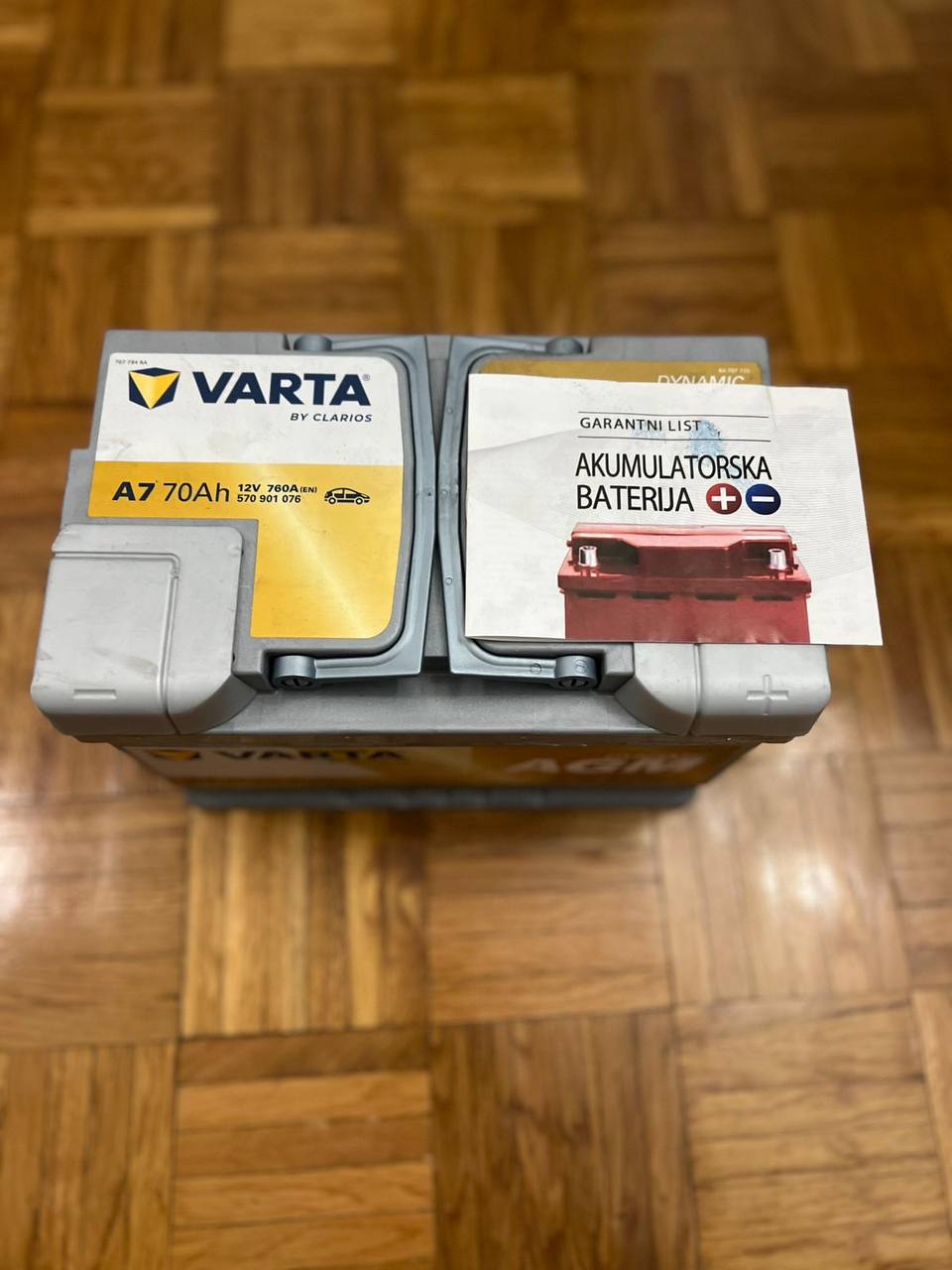 Аккумулятор Varta AGM 70 Ah 2