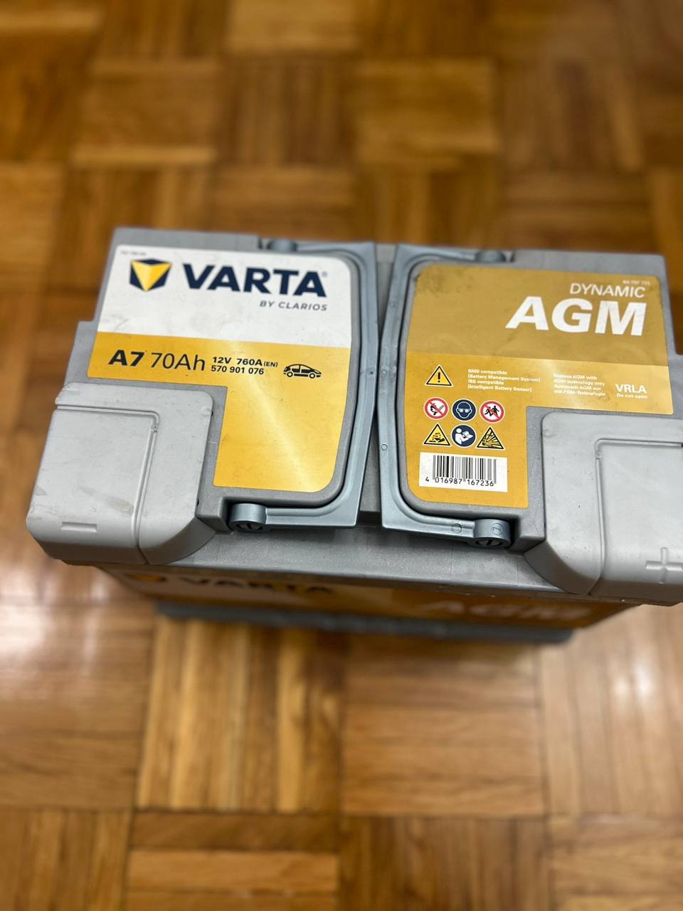 Аккумулятор Varta AGM 70 Ah 1