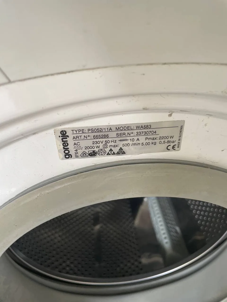 Стиральная машина Gorenje б/у Панчево 1