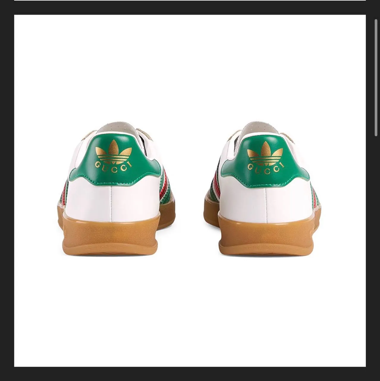 Кроссовки Gucci x Adidas коллаборация размер 39 1