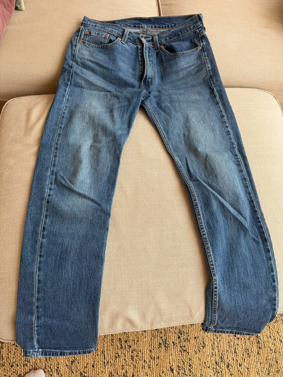 Мужские джинсы Levi's 505 Regular W30 L32 почти новые 2