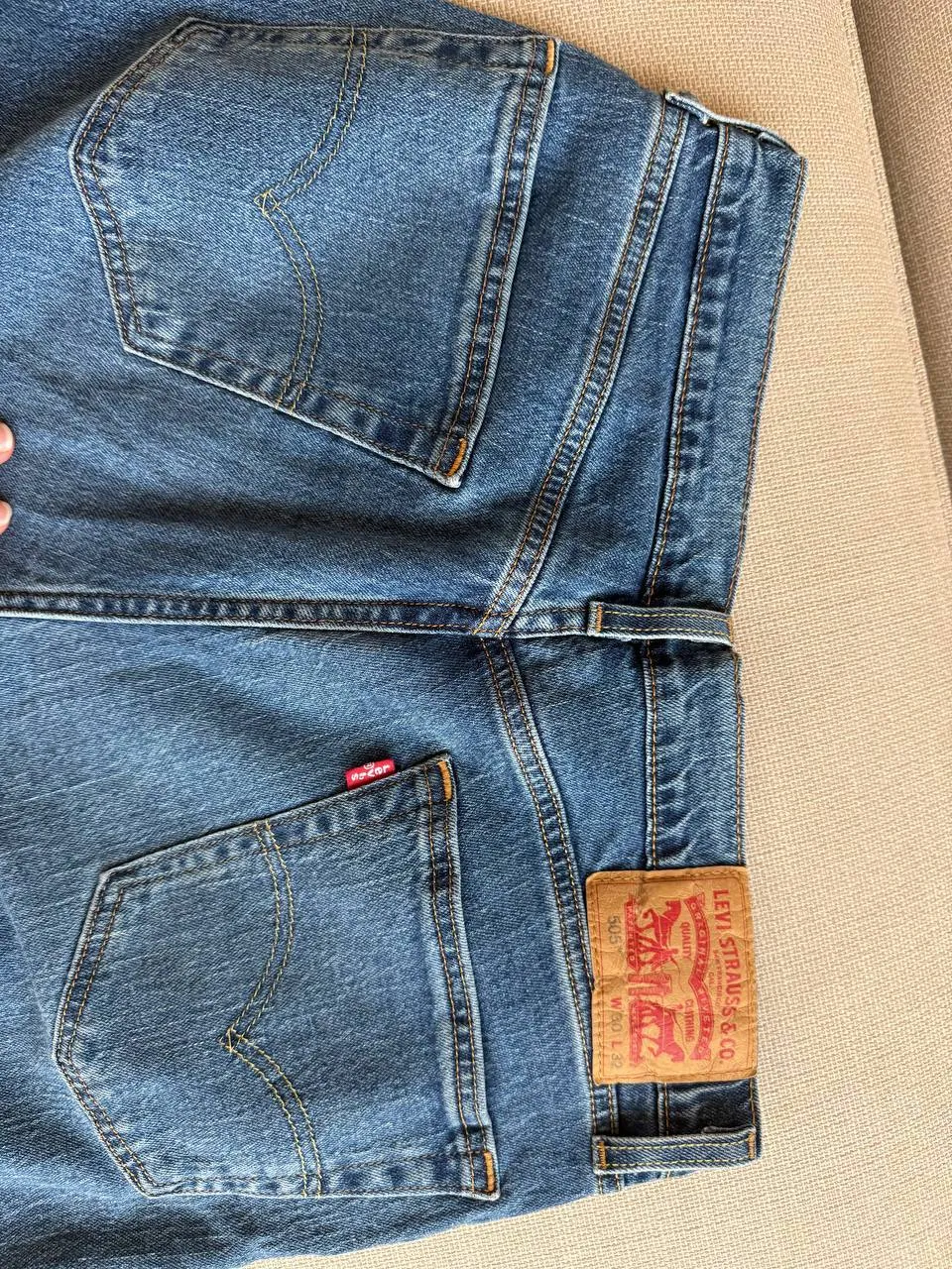 Мужские джинсы Levi's 505 Regular W30 L32 почти новые 3