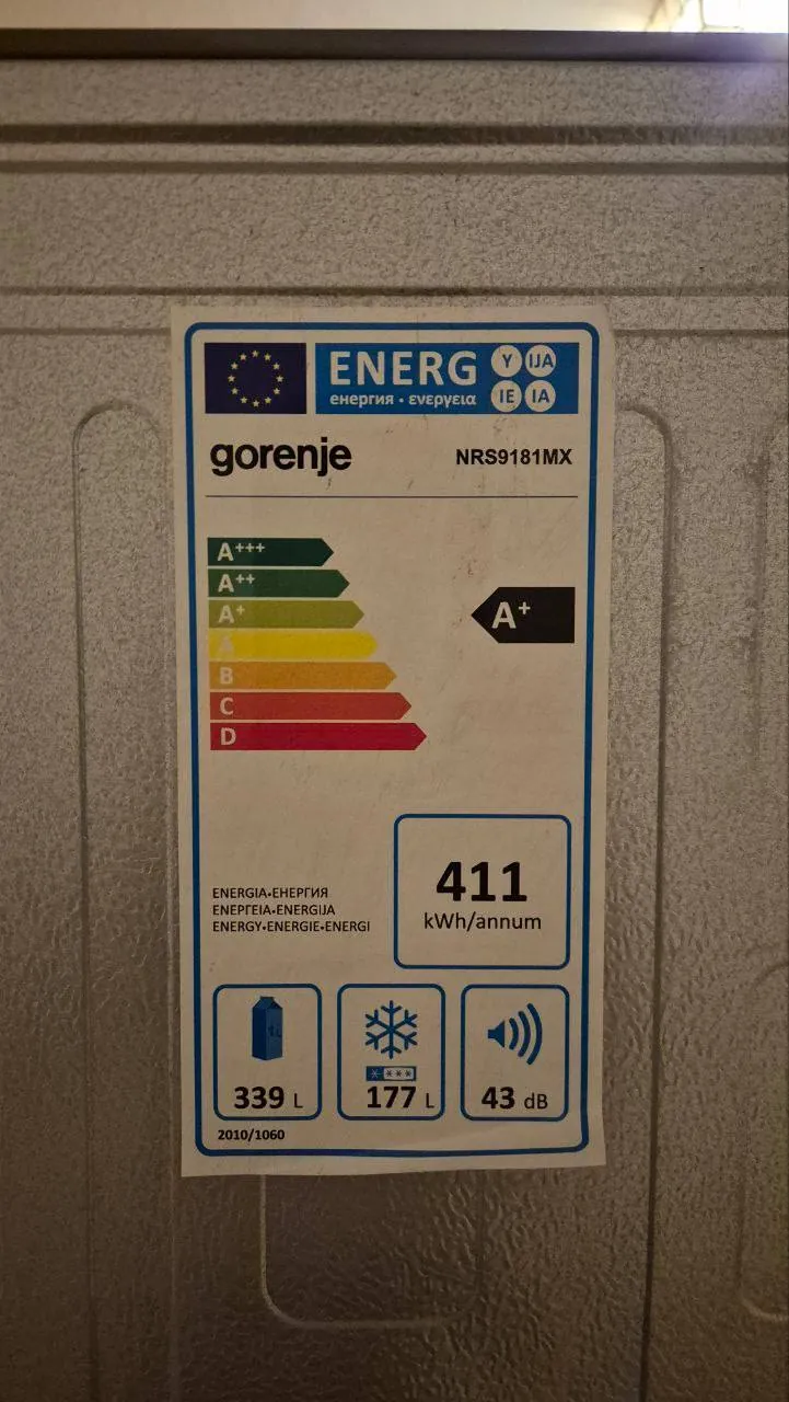 Холодильник Gorenje Side by Side NoFrost 516 л 4