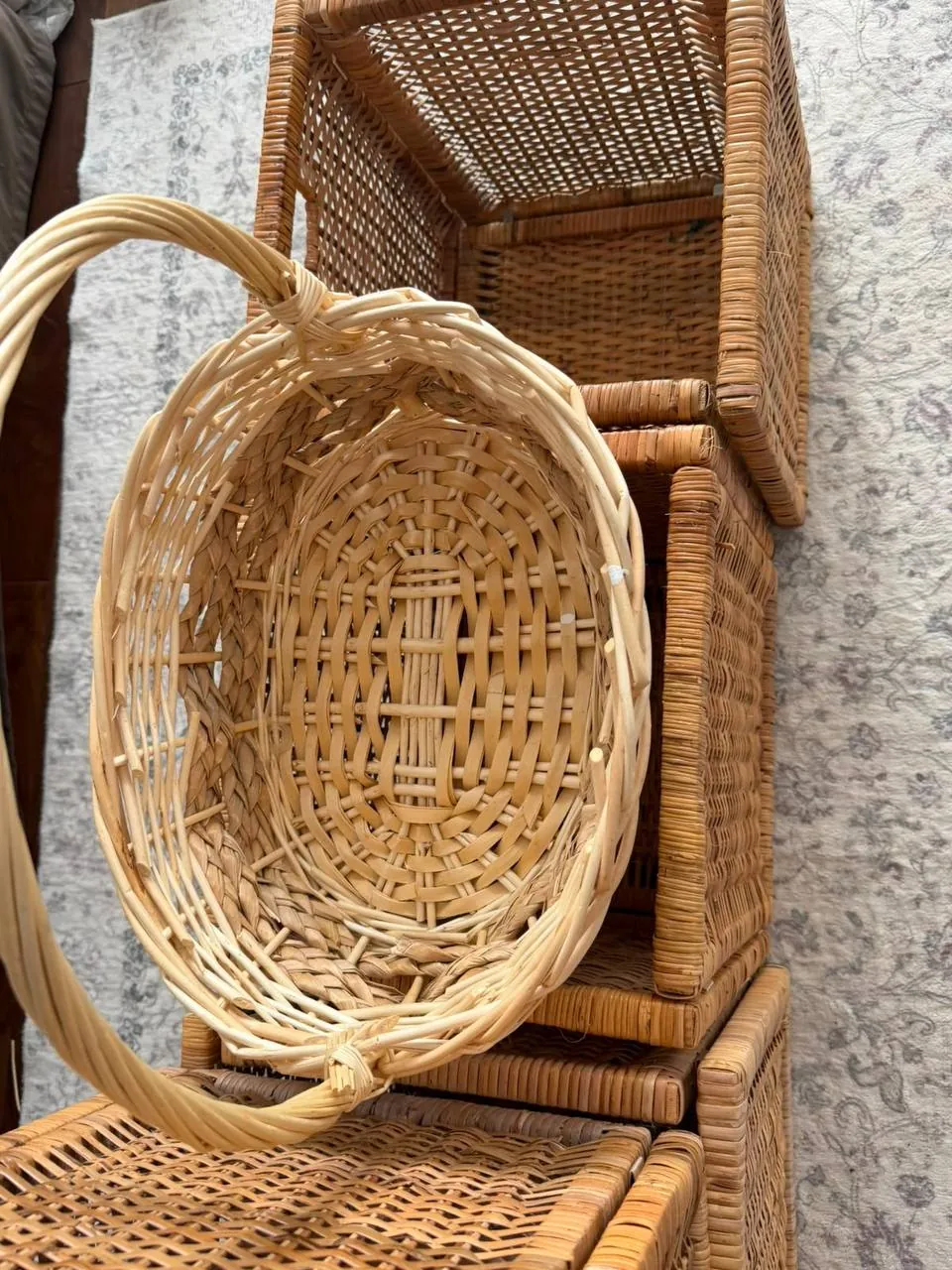 Плетёные корзины IKEA 5 штук 2