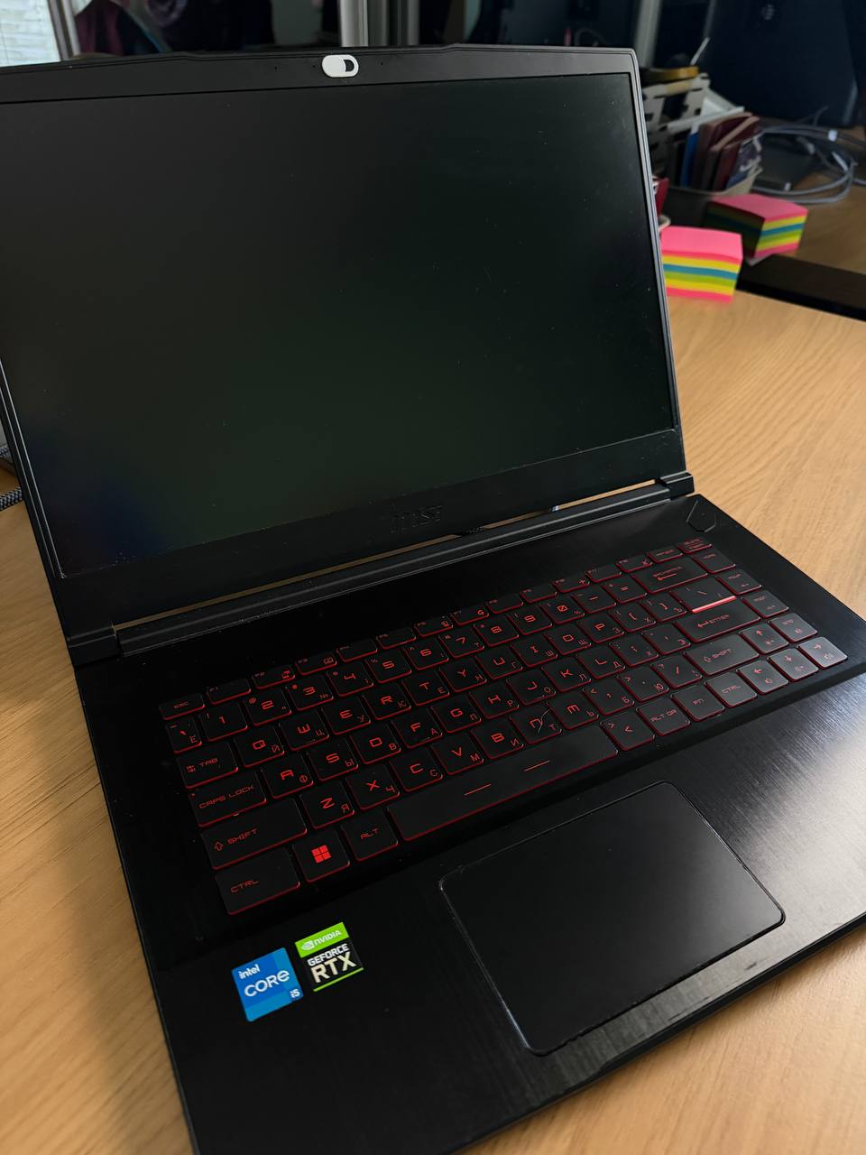 Ноутбук MSI GF63 Thin RTX 3050 1