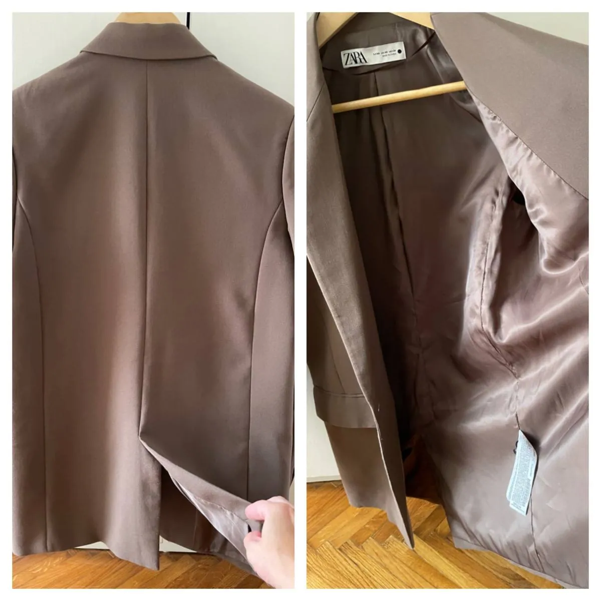 Пиджак Zara XS-S и шёлковый шопер Нови-Сад 2