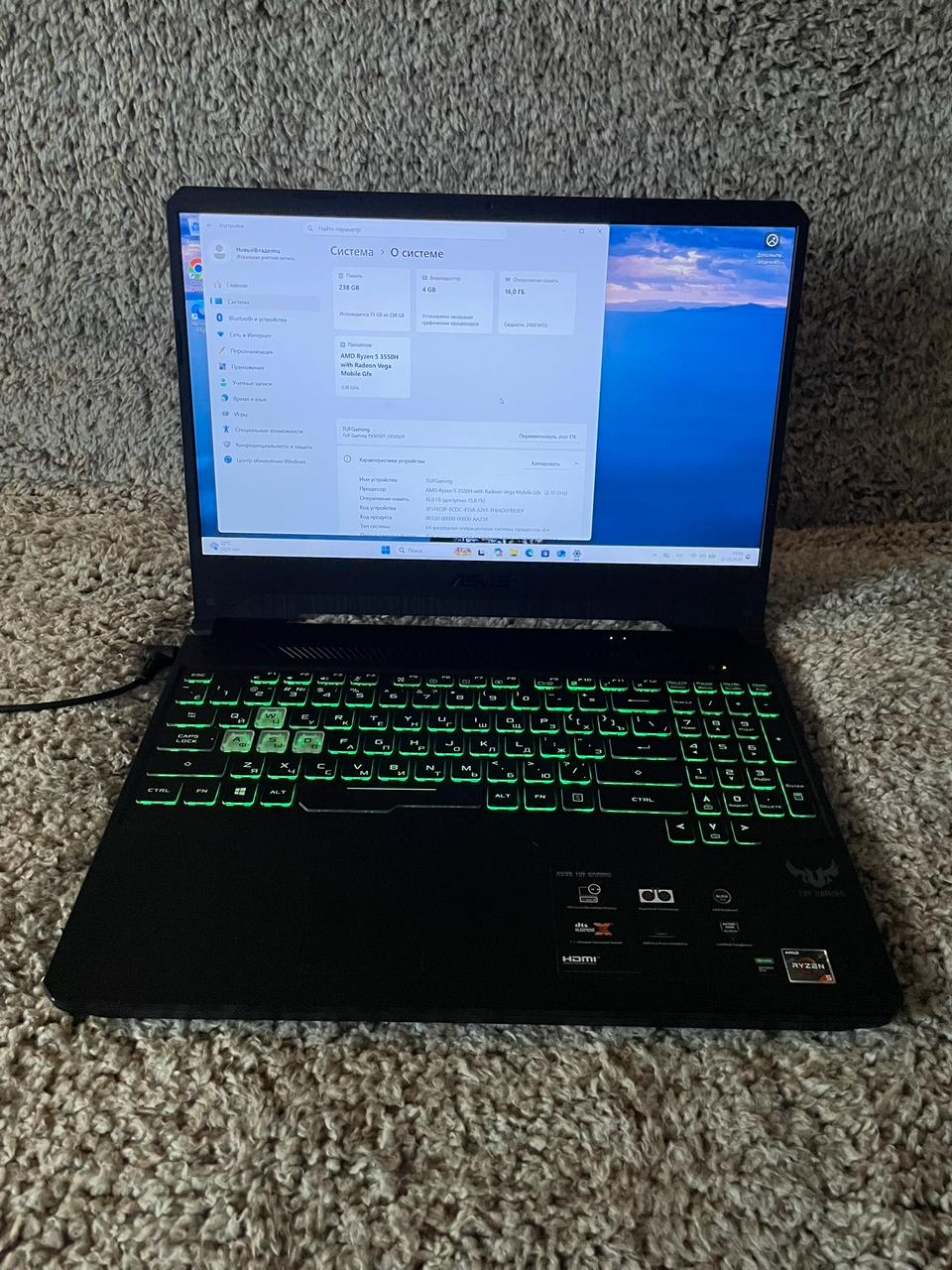 Ноутбук Asus TUF Gaming FX505DT 4
