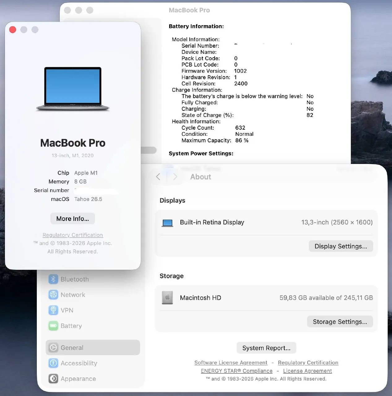 MacBook Pro 13 M1 2020 8 ГБ 256 ГБ Space Grey 7
