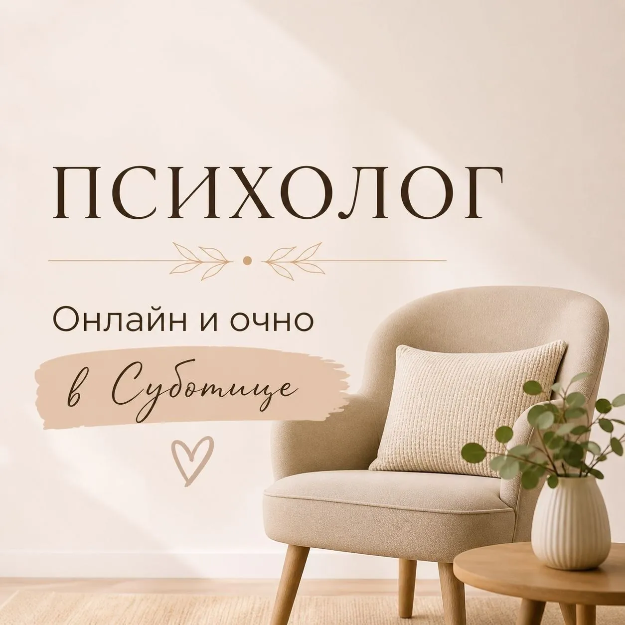 Психолог Татьяна консультации онлайн и очно в Суботице 1