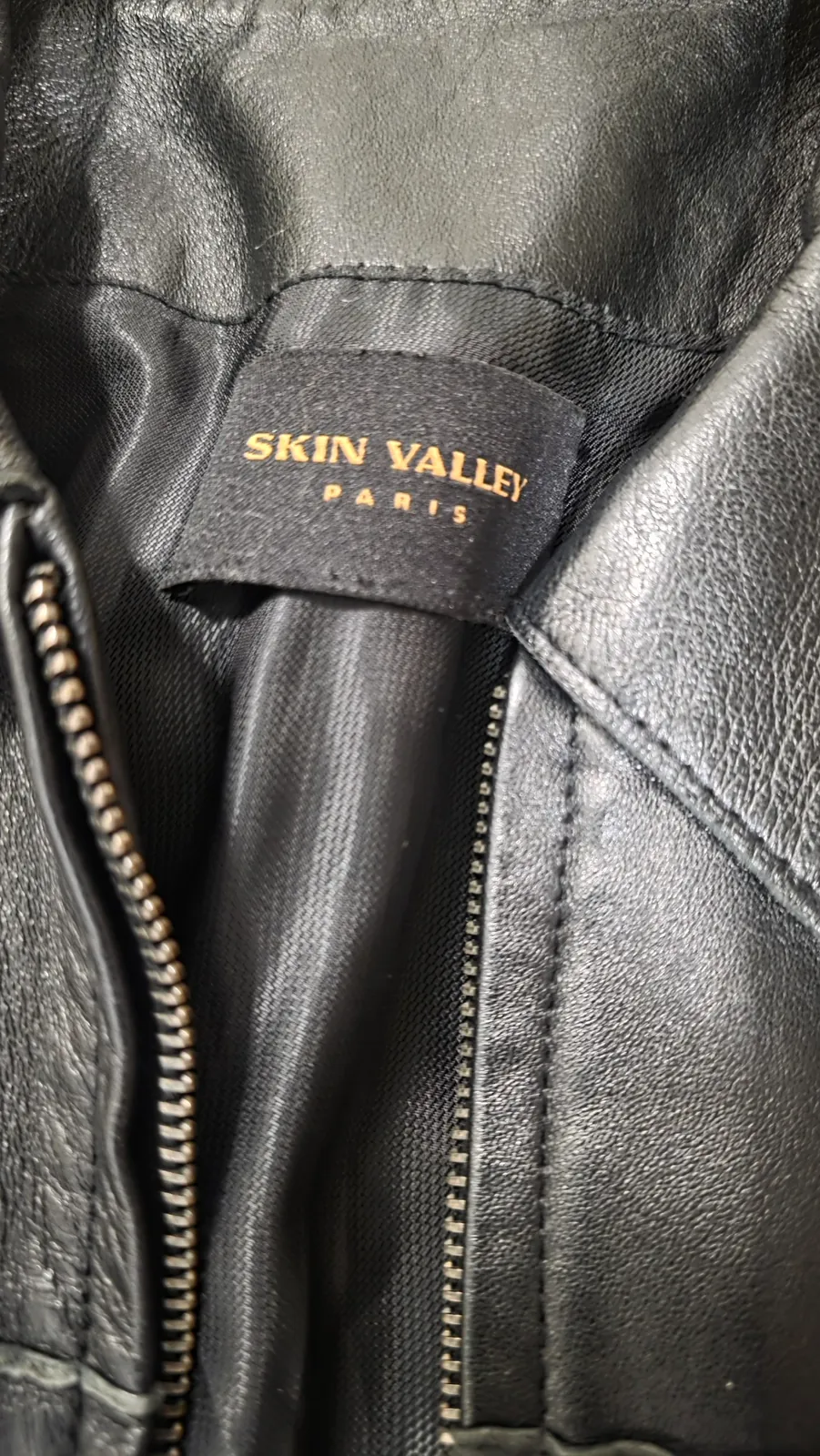 Кожаная куртка Skin Valley Paris размер 48 2