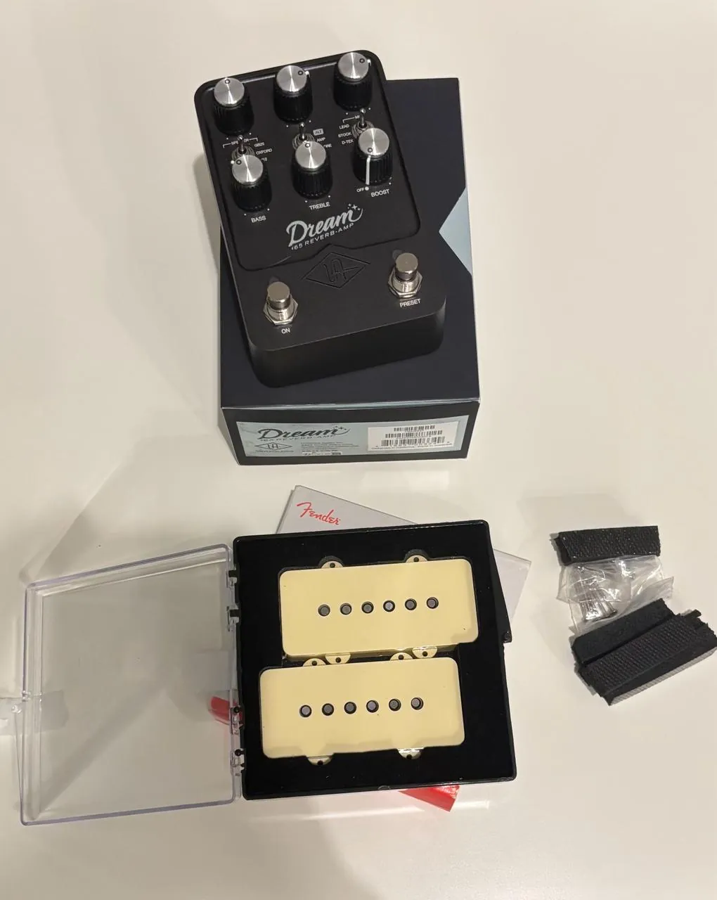 Педаль Universal Audio Dream 65 и датчики Jazzmaster 1