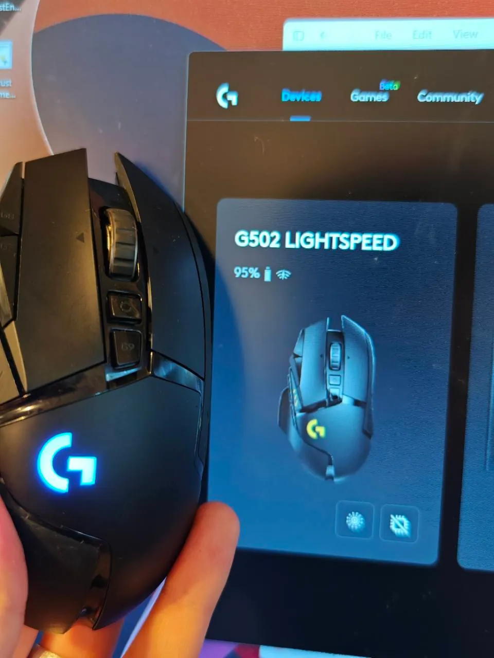 Игровая мышь Logitech G502 LIGHTSPEED беспроводная Белград 4