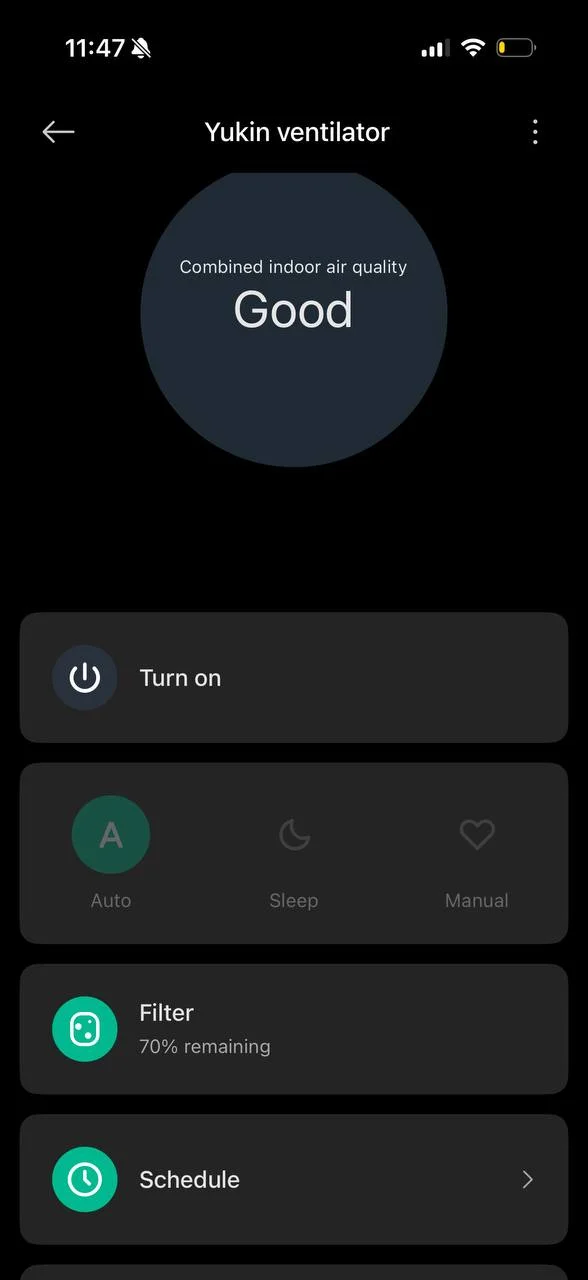 Очиститель воздуха Xiaomi 4