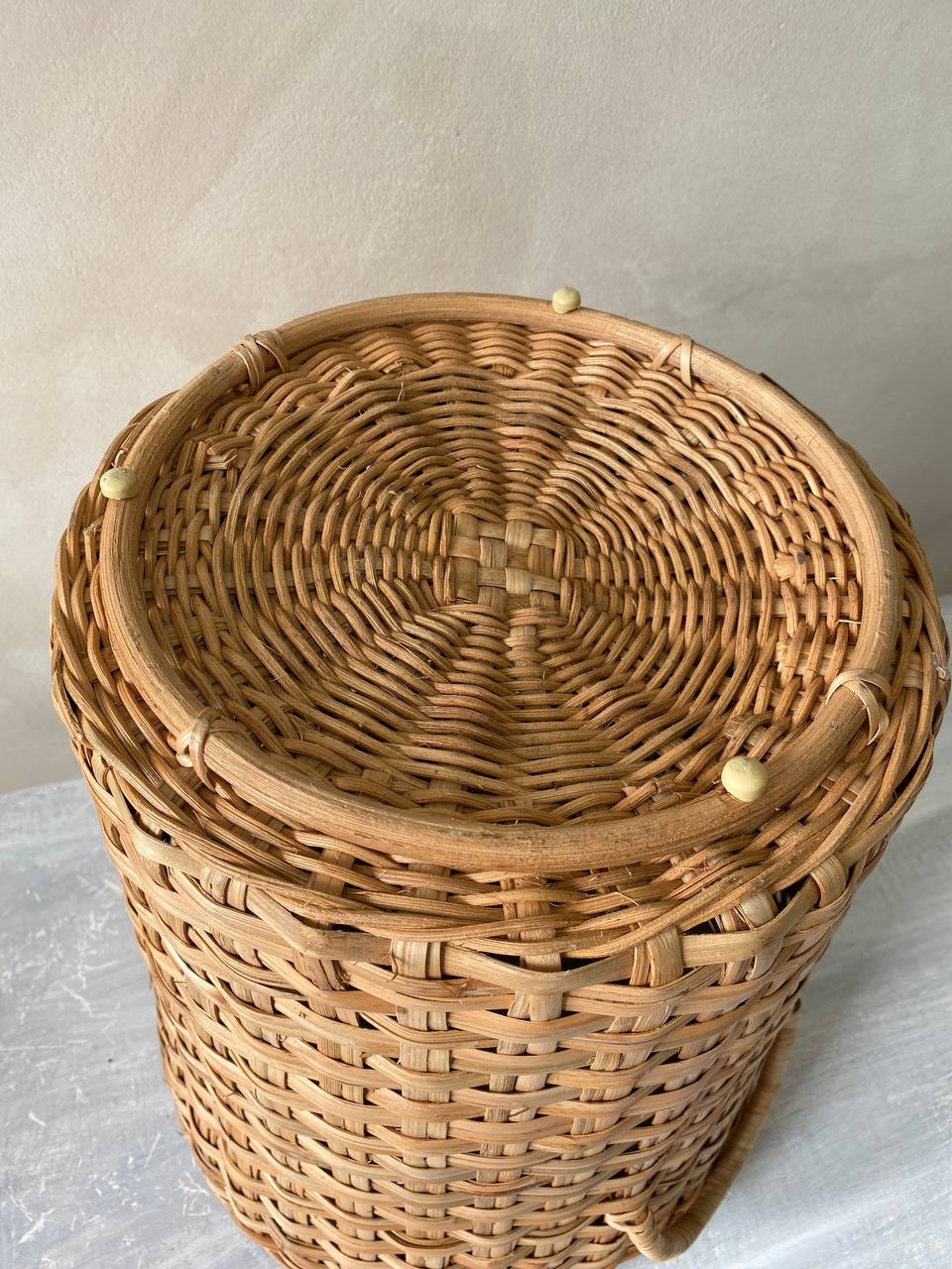 Корзина IKEA VAXTHUS из ротанга 2
