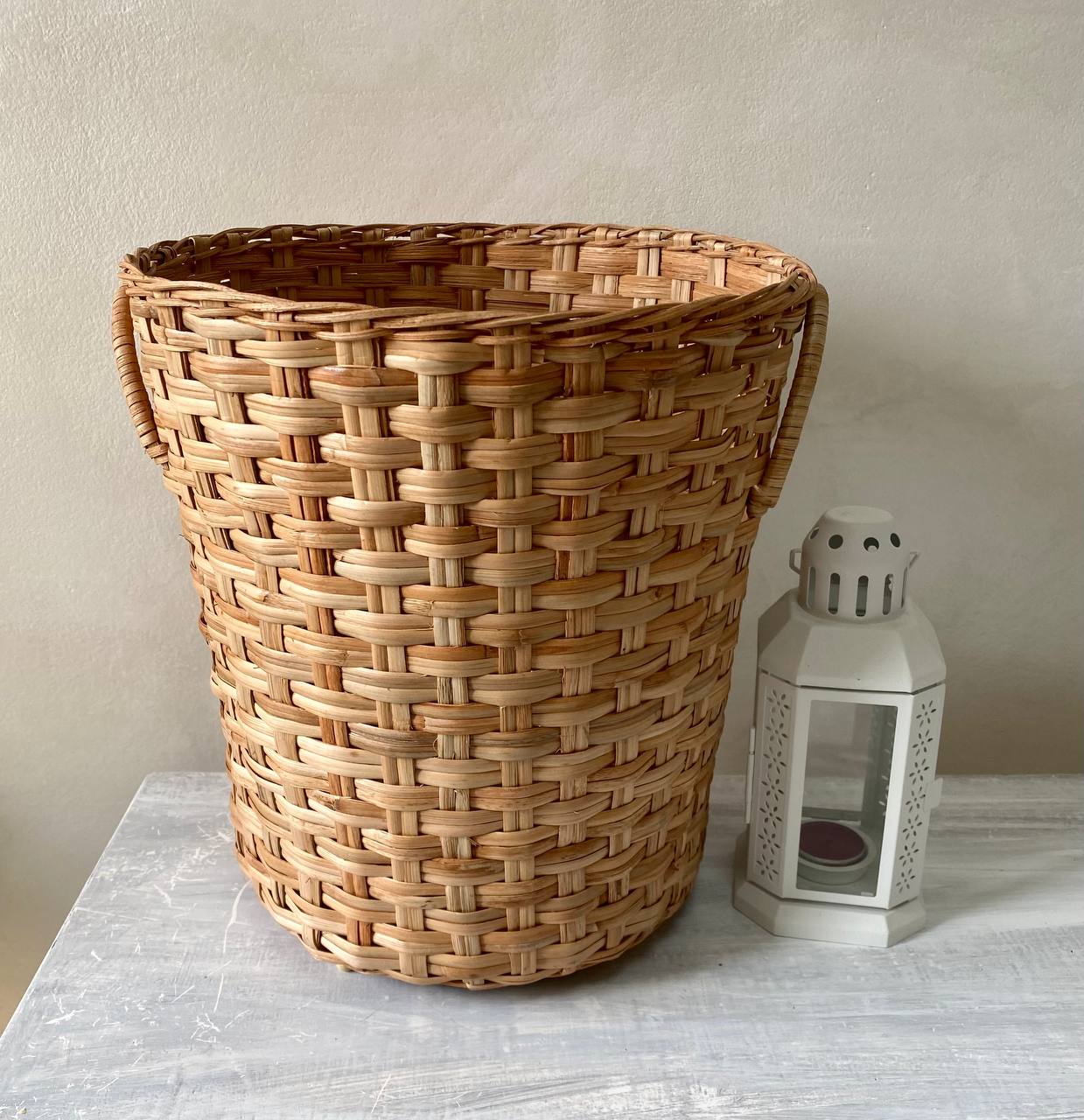 Корзина IKEA VAXTHUS из ротанга 1
