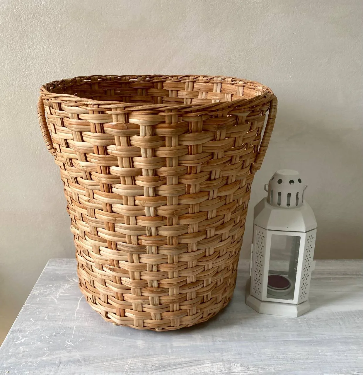 Корзина IKEA VAXTHUS из ротанга 1