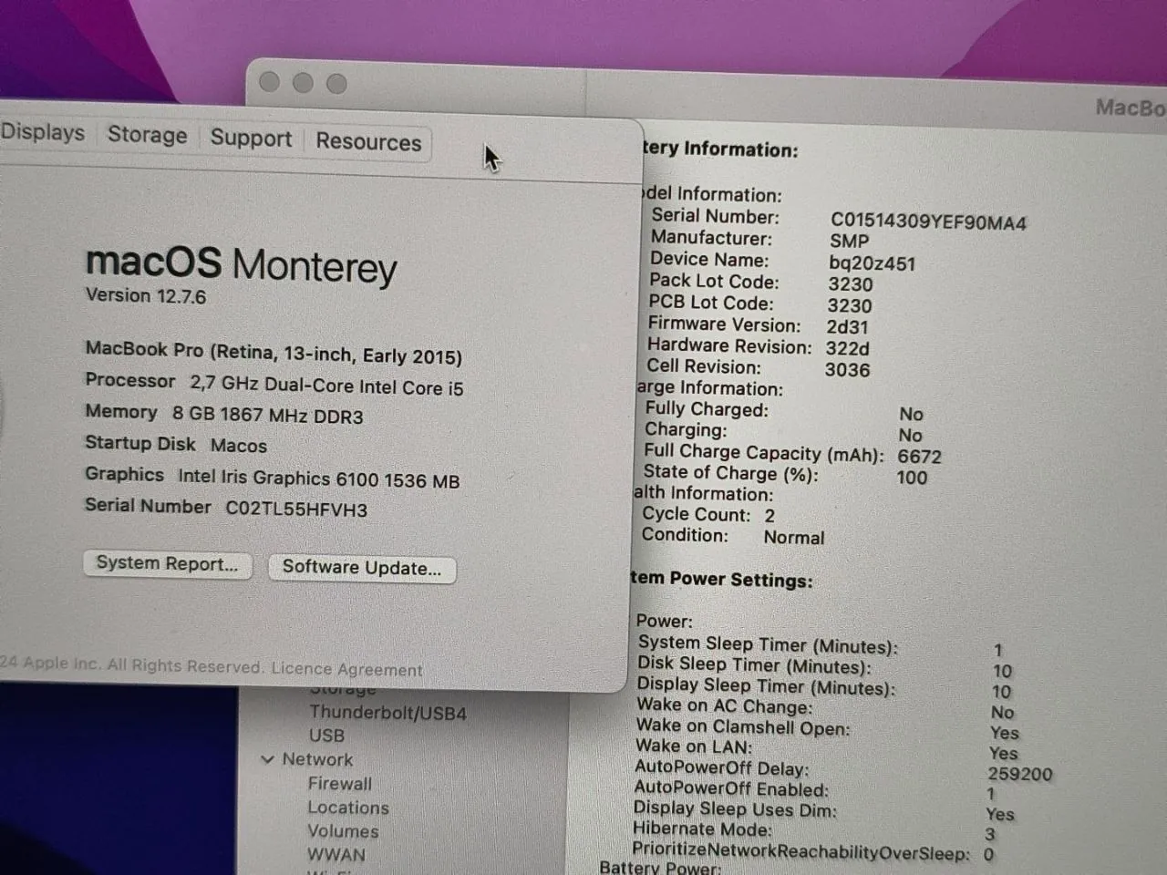 MacBook Pro 13 2015 Retina с новой батареей Белград 5