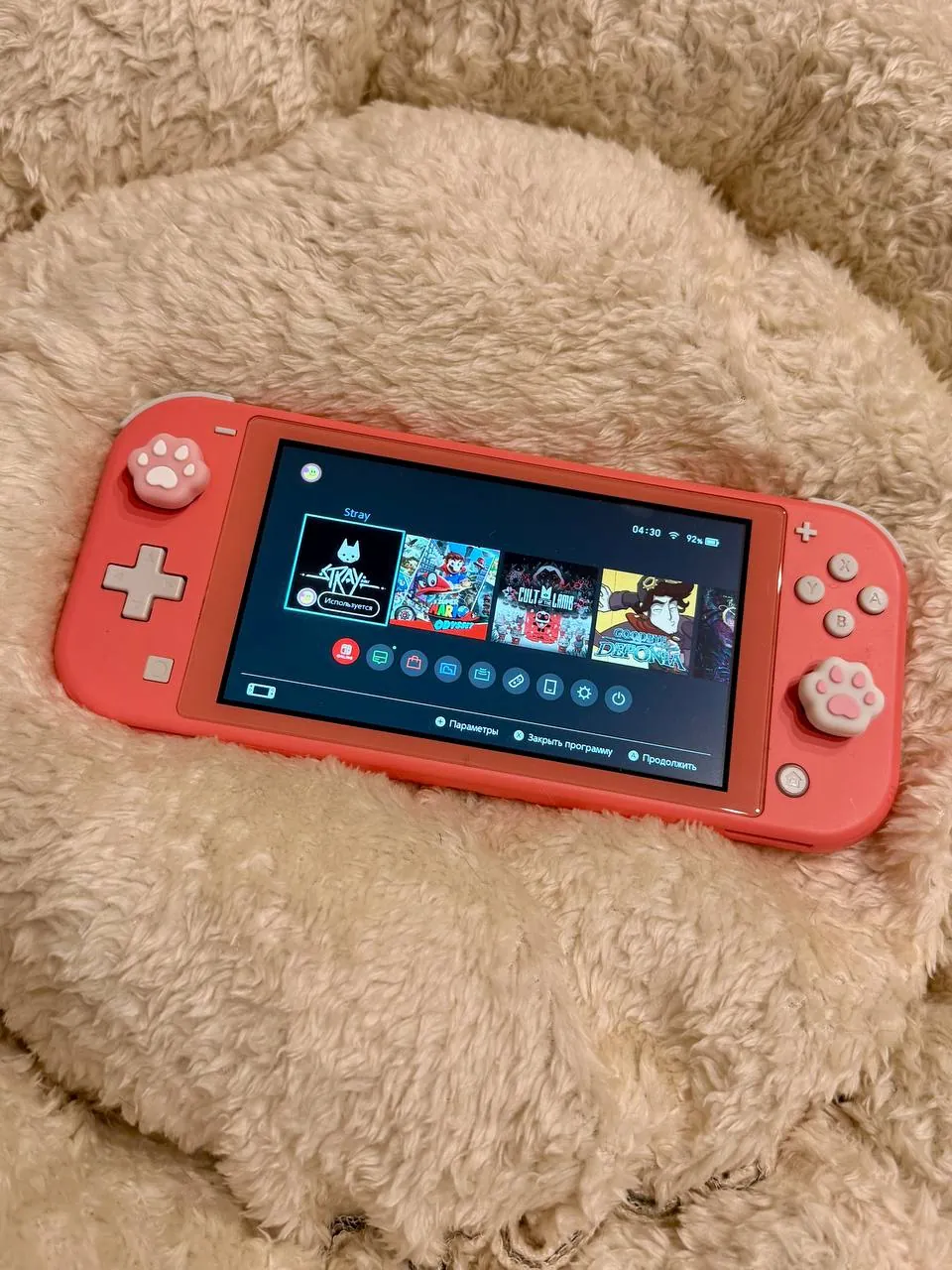 Чипованный Nintendo Switch Lite Coral 1