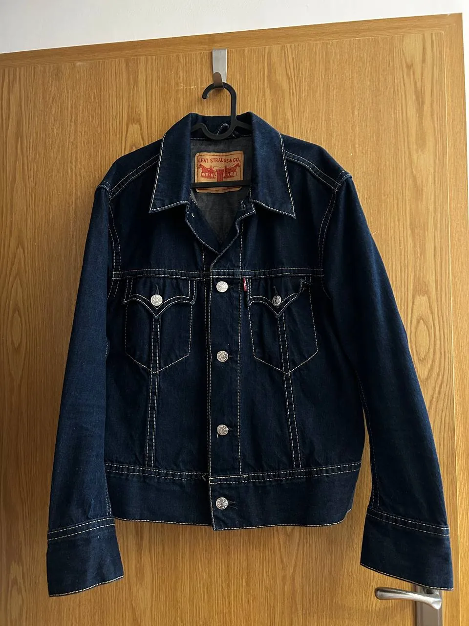 Джинсы Levi's 70901 унисекс тёмно-синие 2