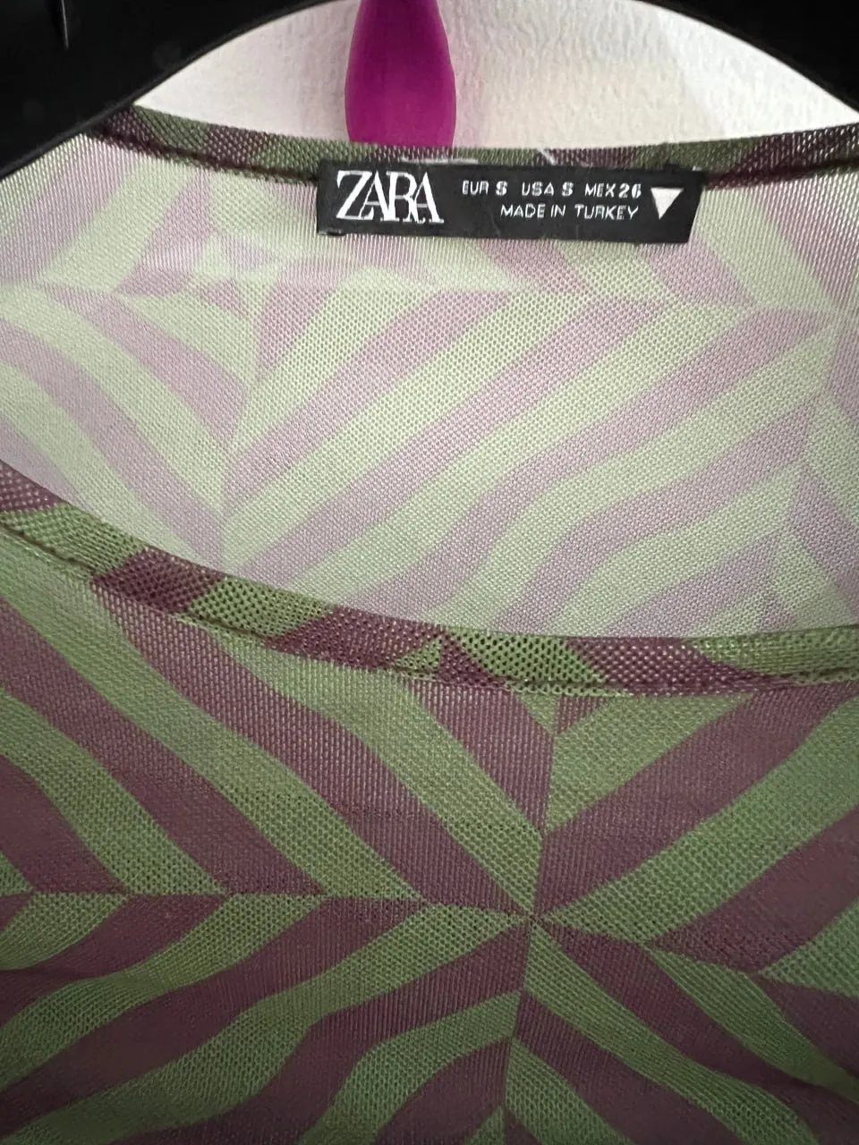 Прозрачный топ Zara размер S Нови-Сад 2
