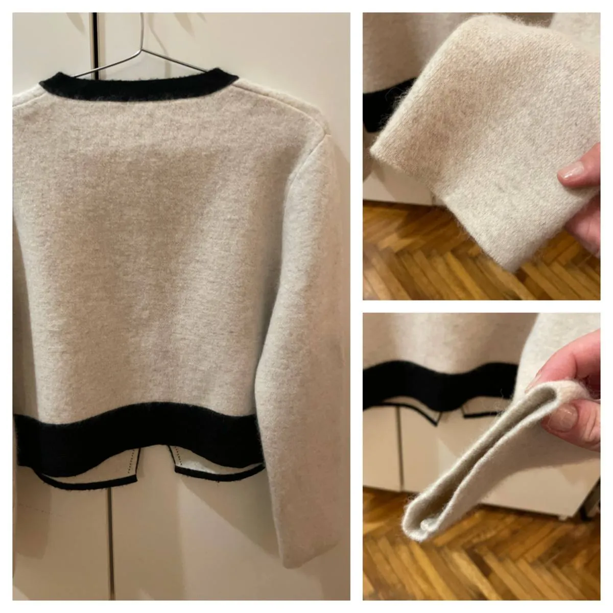 Кашемировый укороченный кардиган бежевый S/M Нови-Сад 2